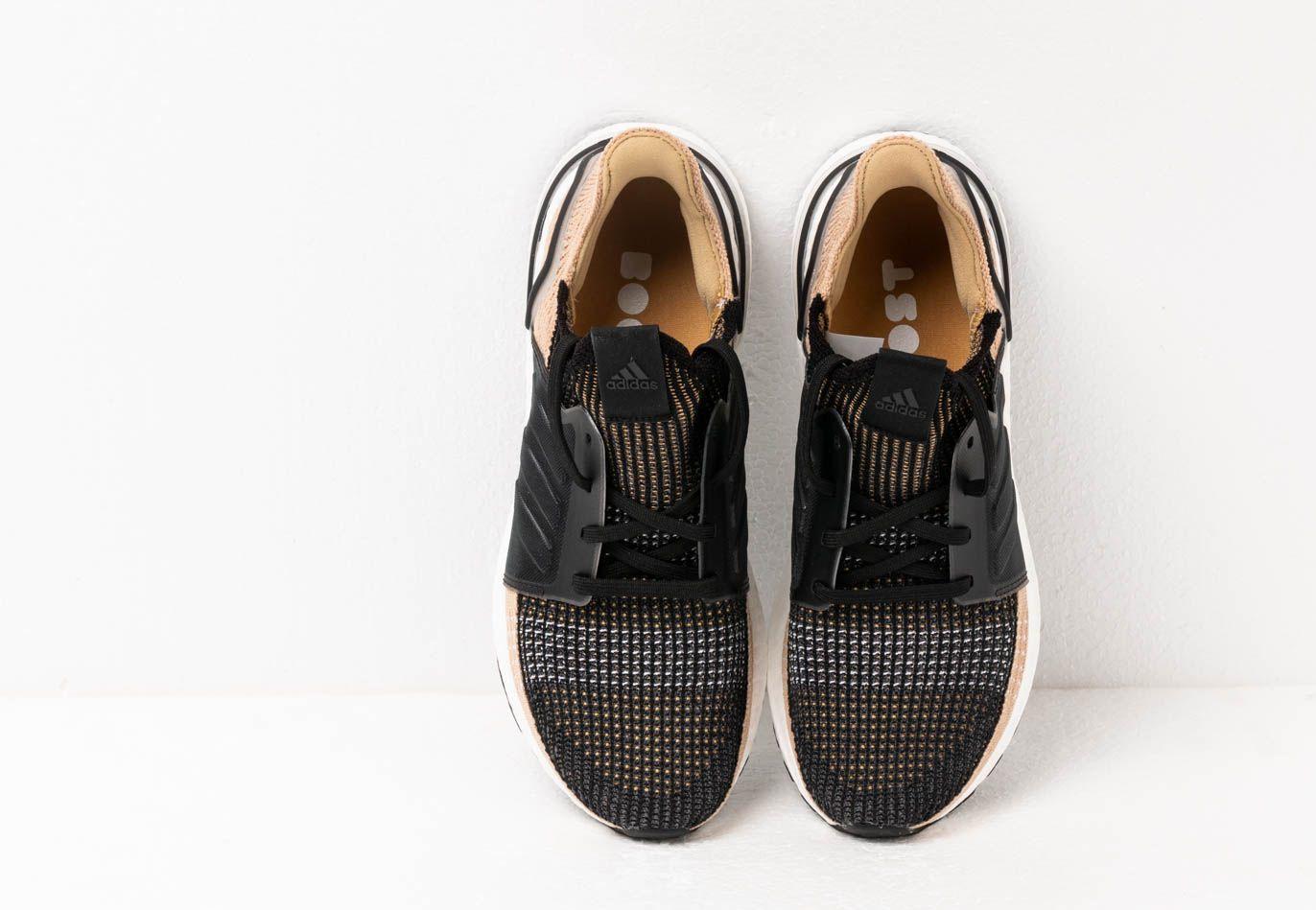 ultra boost 19 core black raw sand & grey