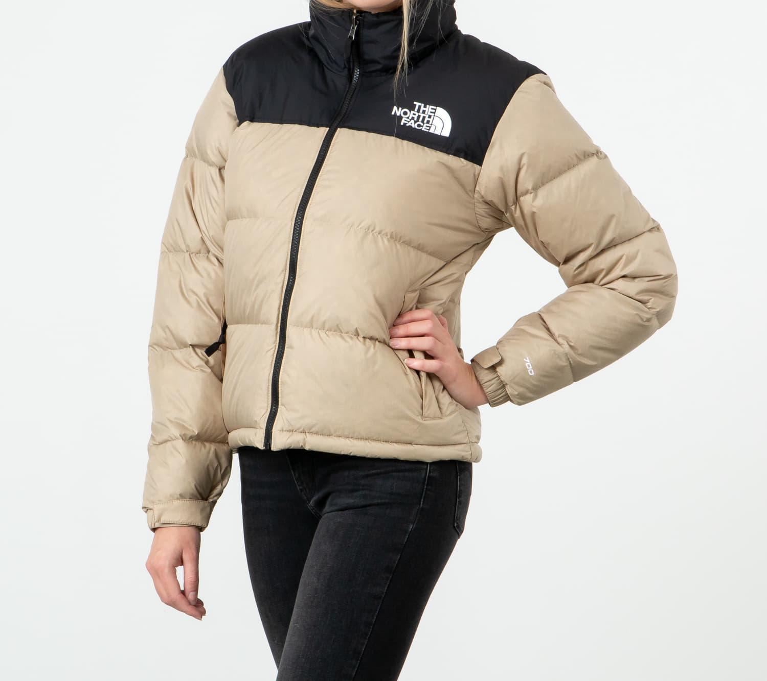 The North Face Retro Nuptse Jacket Twill Beige In Brown Lyst