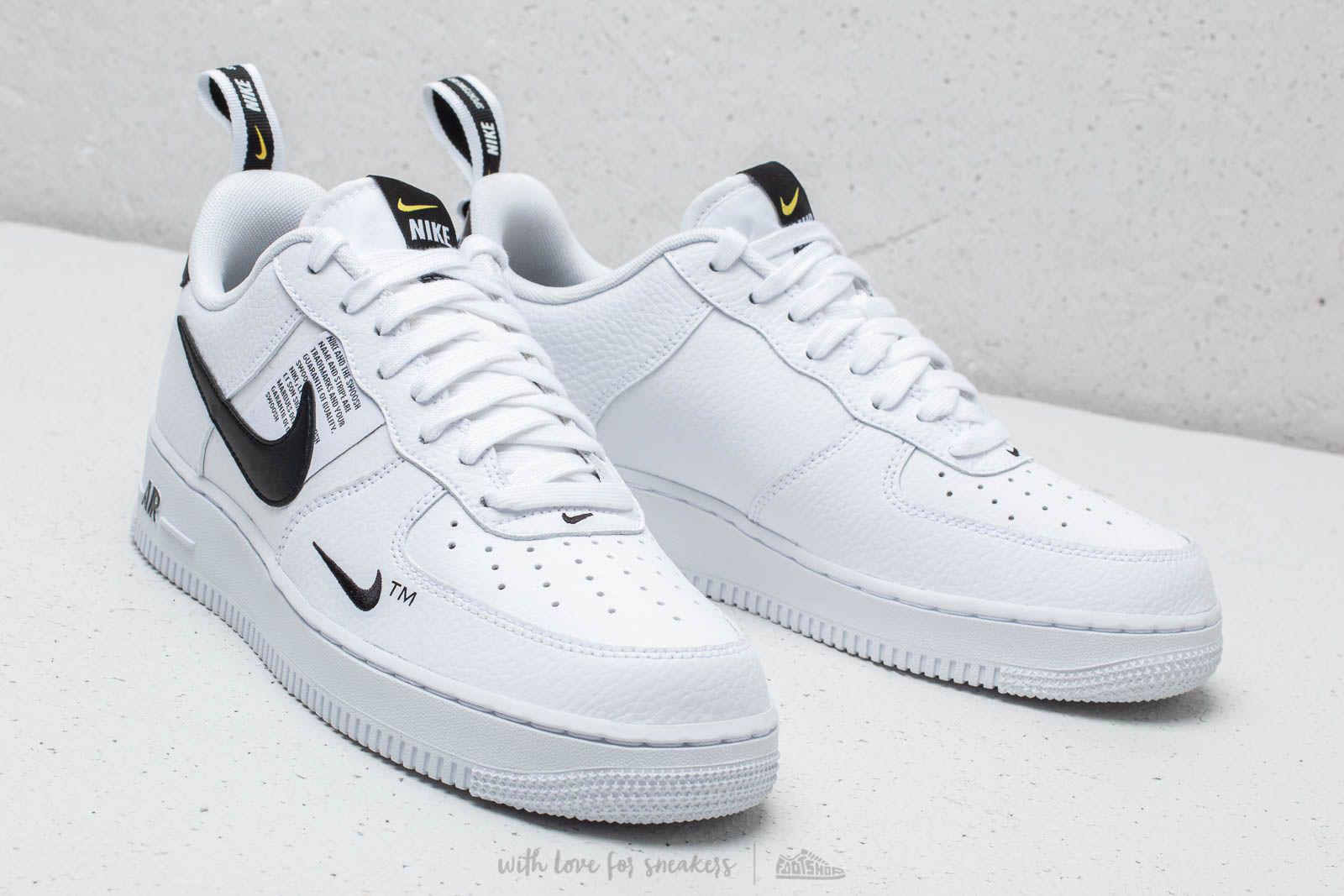 nike air force 1 utility white white black tour yellow