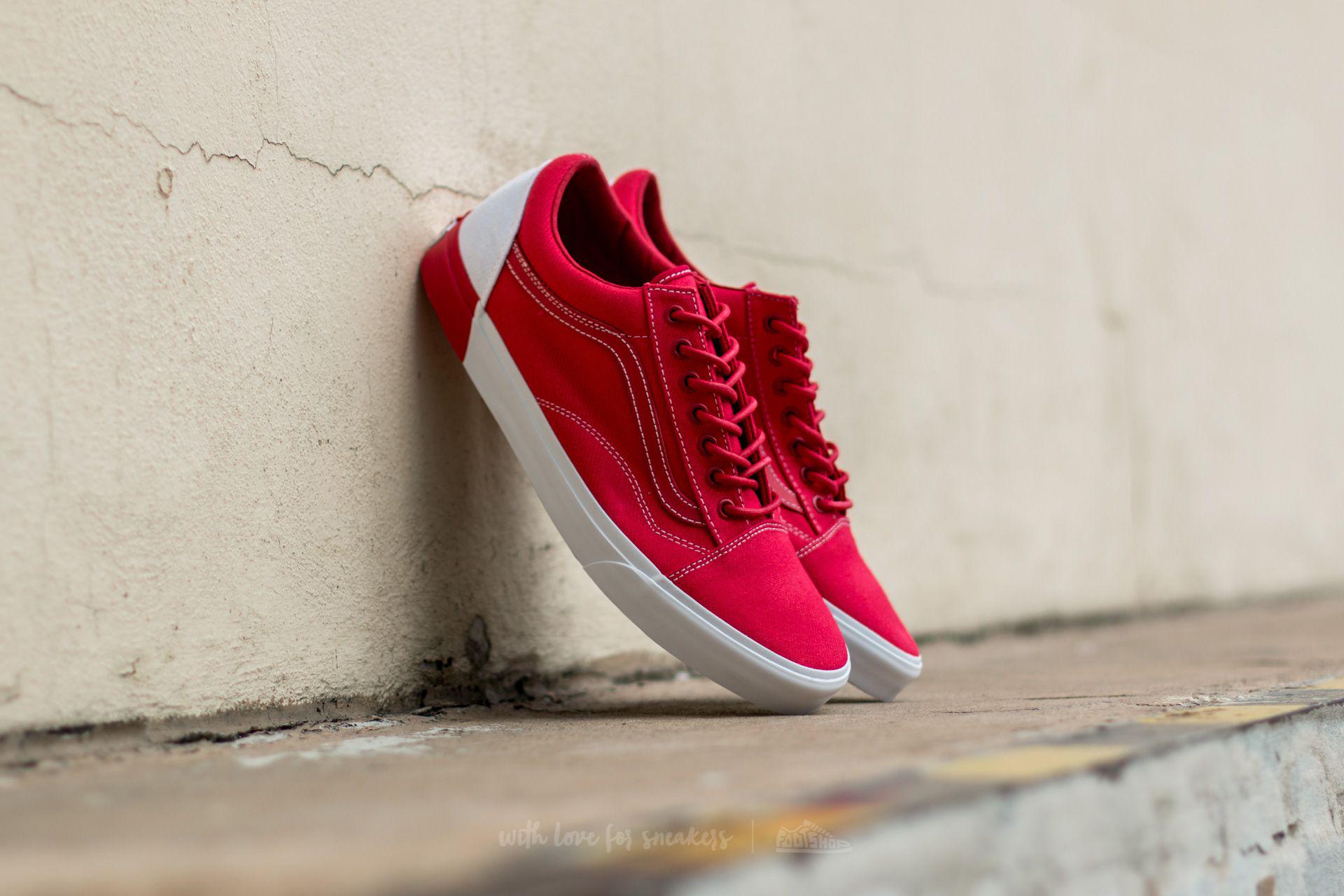 vans old skool dx red