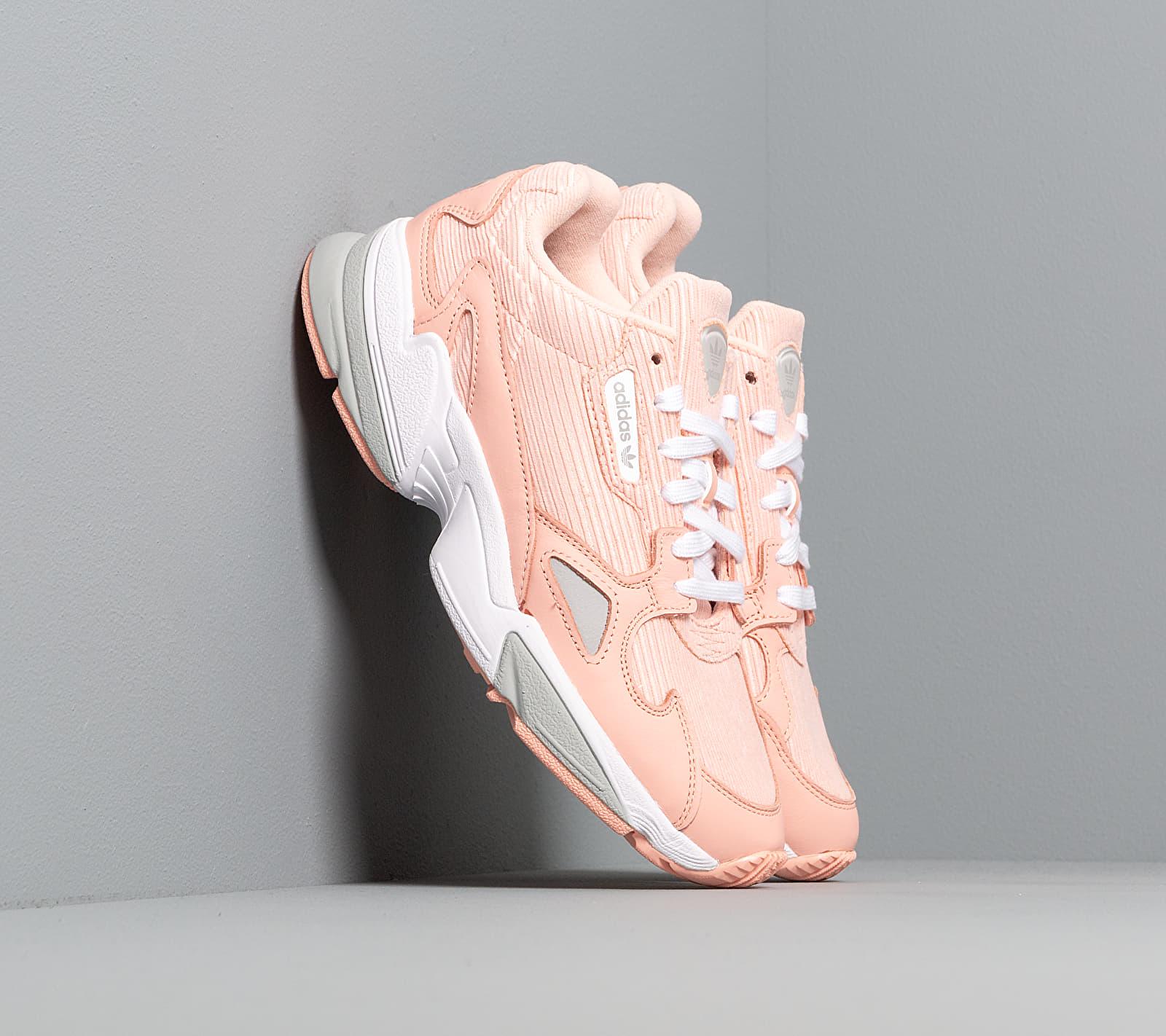 adidas originals falcon in white tint and trace pink