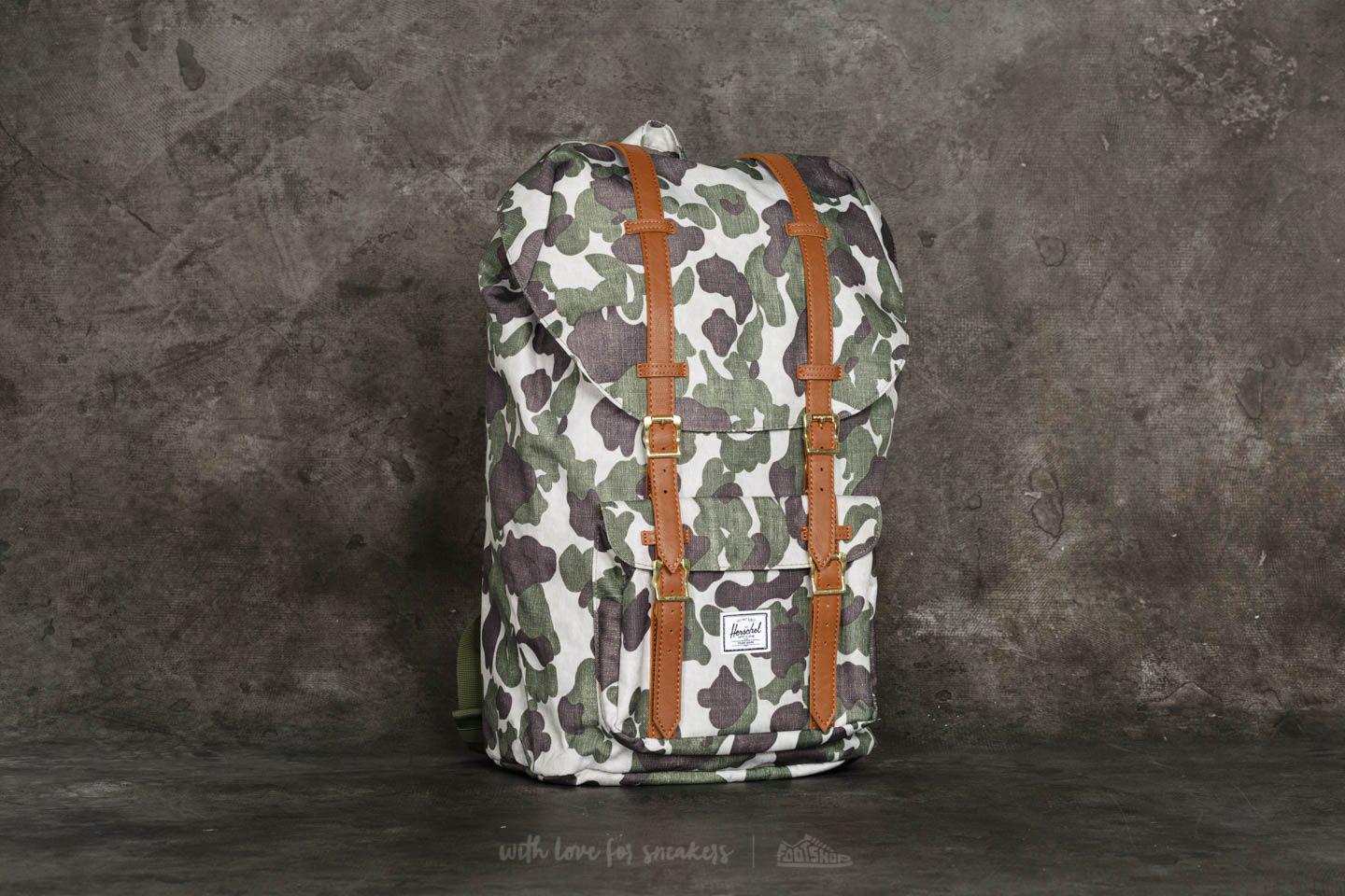 herschel frog camo backpack