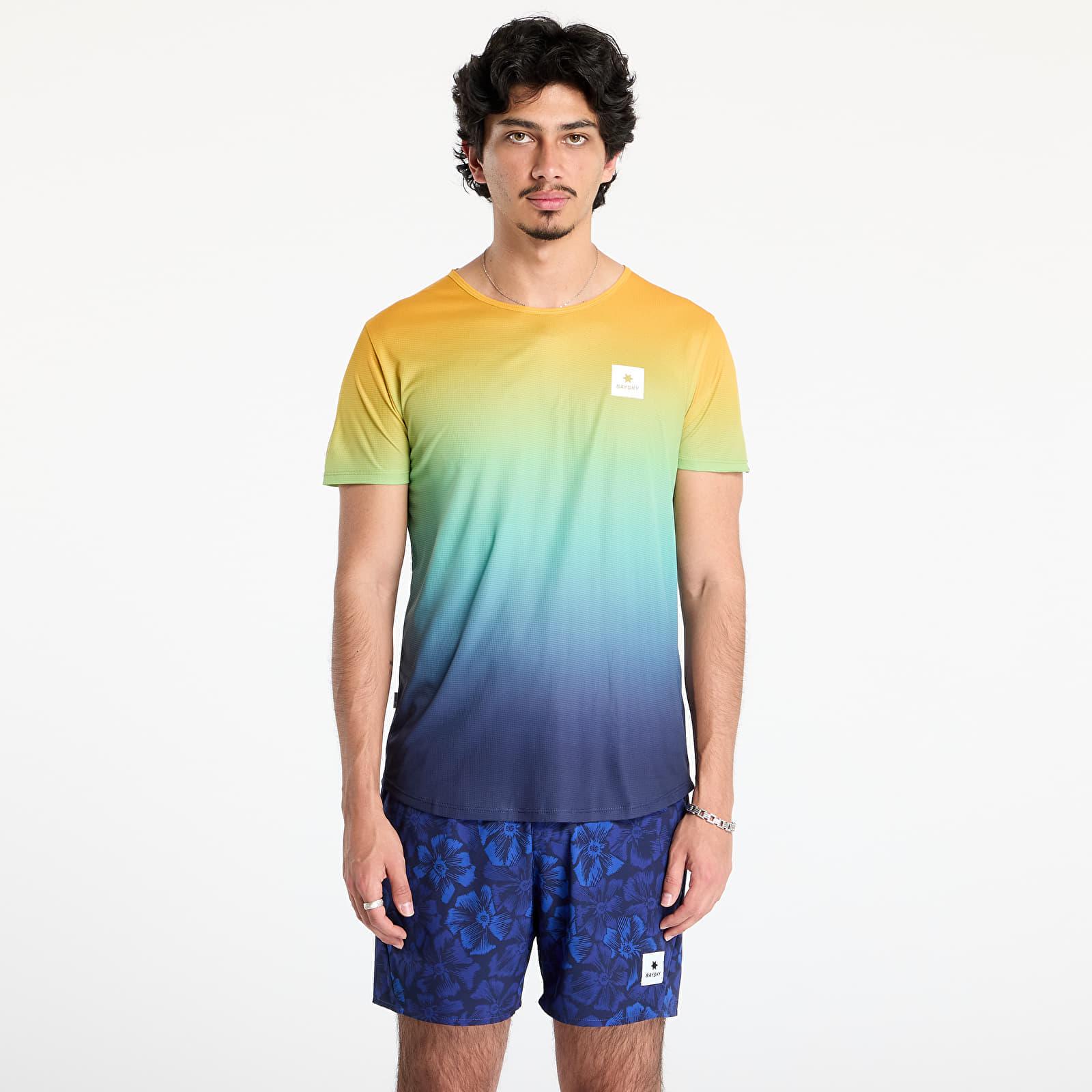 Saysky T-Shirt Drip Dye Flow T-Shirt in Blue for Men | Lyst