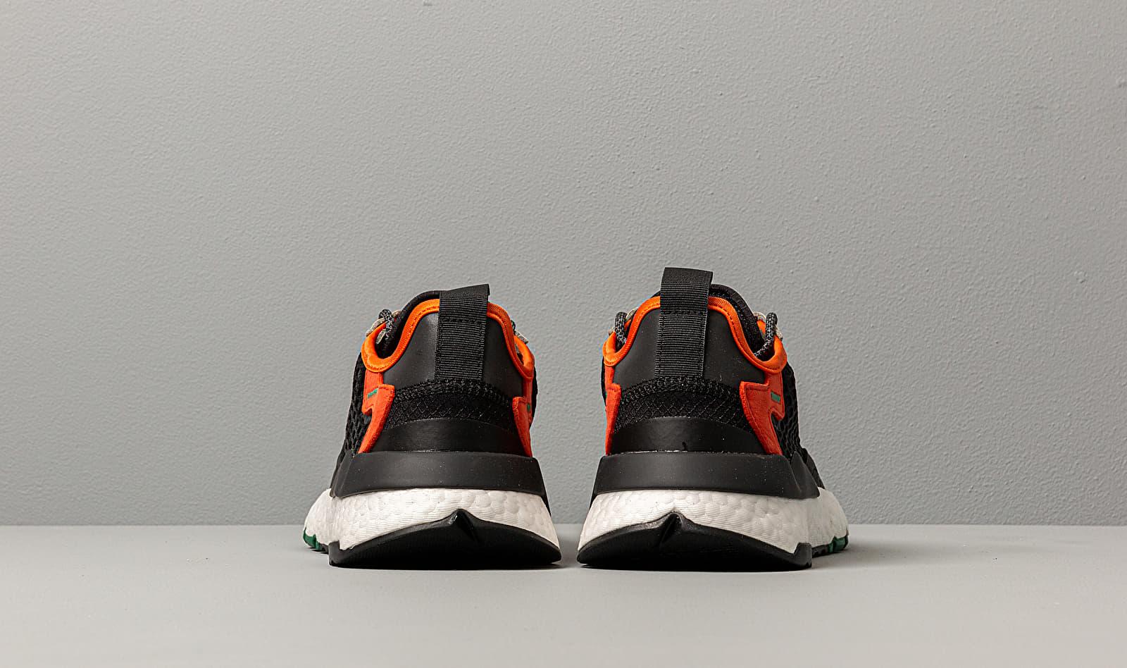 Adidas Originals Adidas Nite Jogger Core Black Grey Six Orange