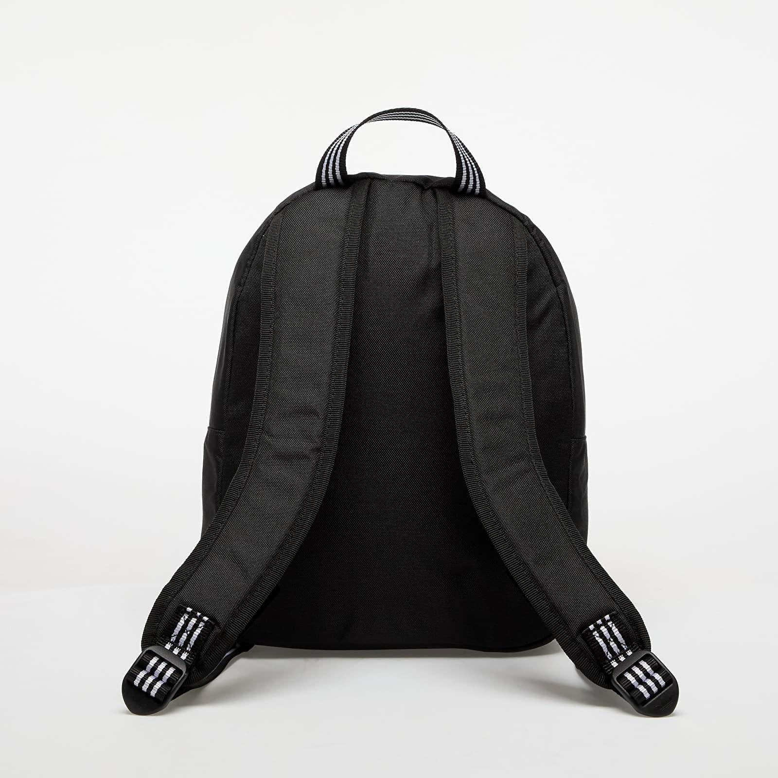 adicolor mini faux leather backpack adidas Originals Adidas Adicolor Small Backpack in Black