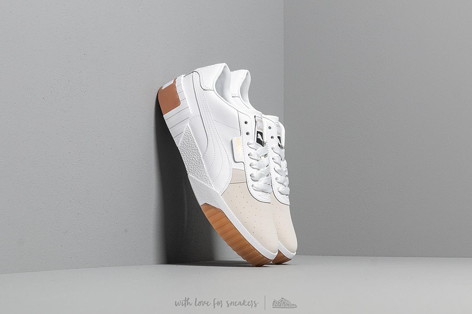 PUMA Exotic Cali Trainers With Gum Sole in White | Lyst