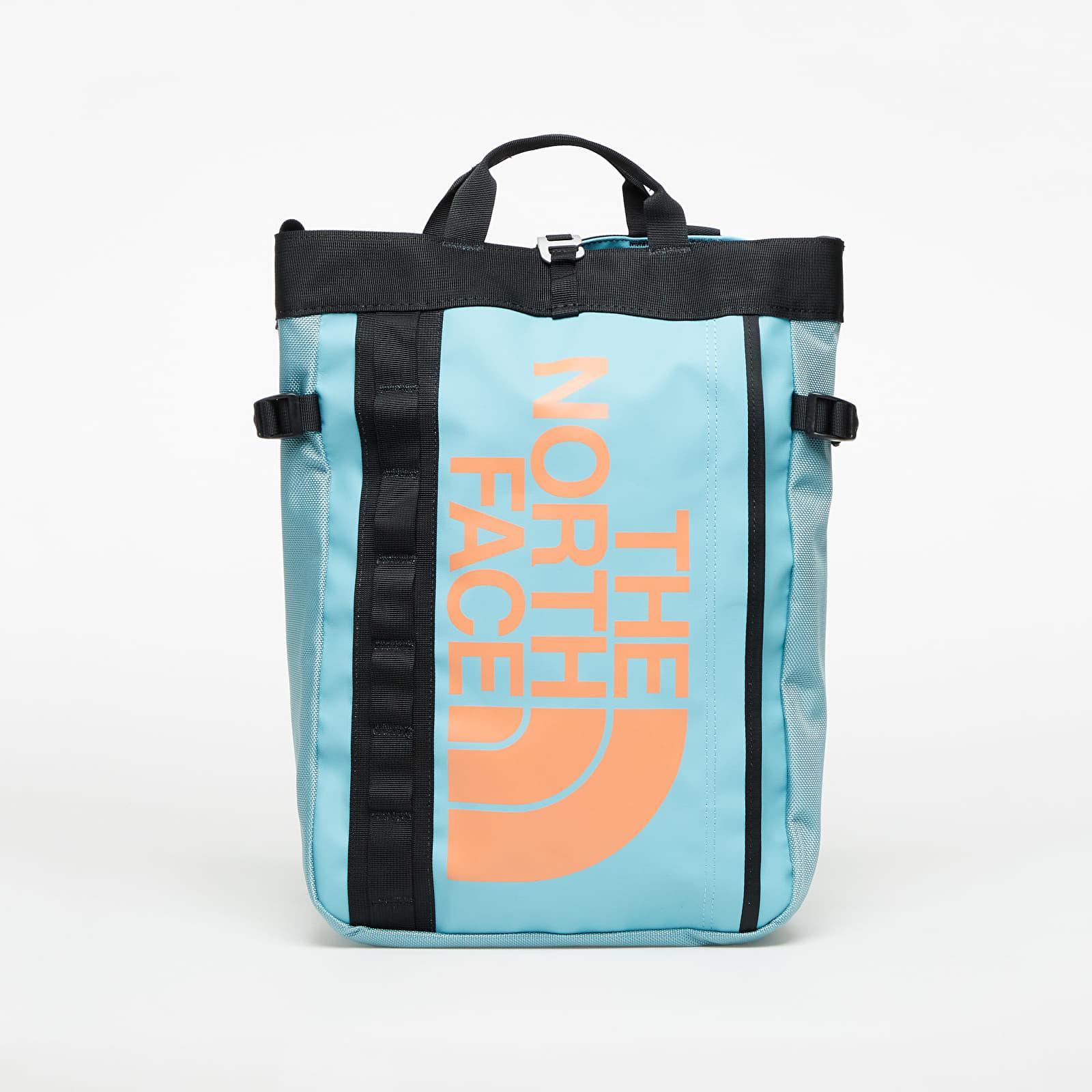 The North Face Base Camp Tote Reef Waters/ Dusty Coral Orange in Blue | Lyst