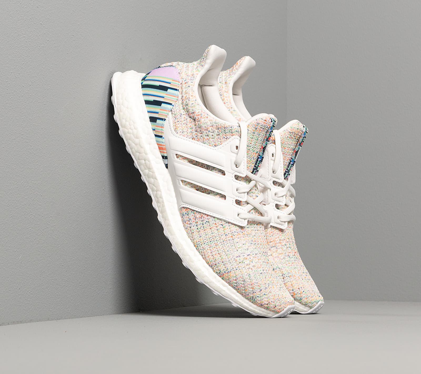 Adidas ultra boost white glow green Clearance