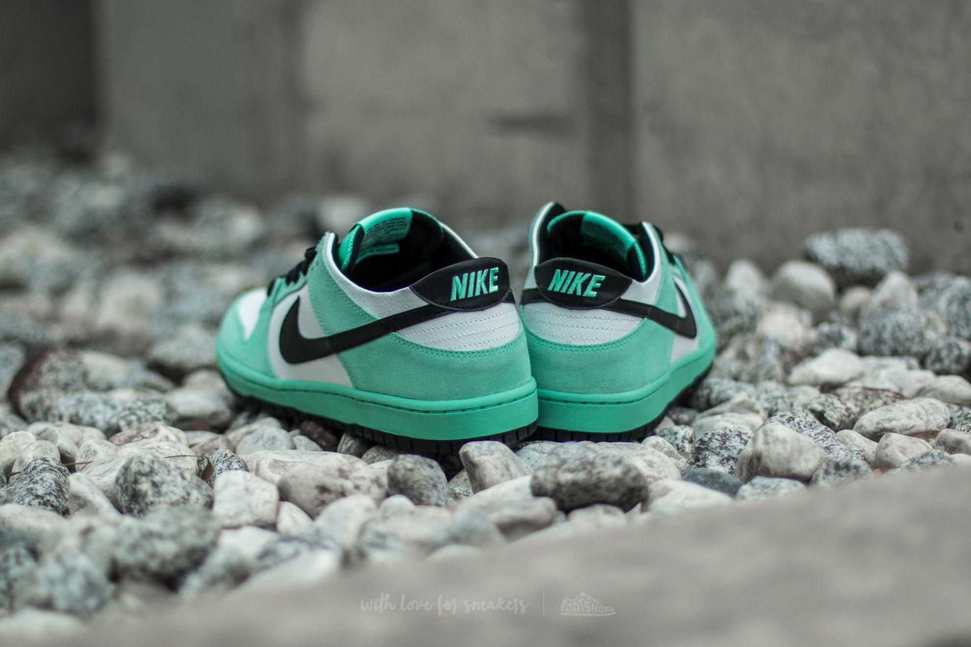 Nike Dunk Low Pro Iw Green Glow/ Black-summit White for Men - Lyst