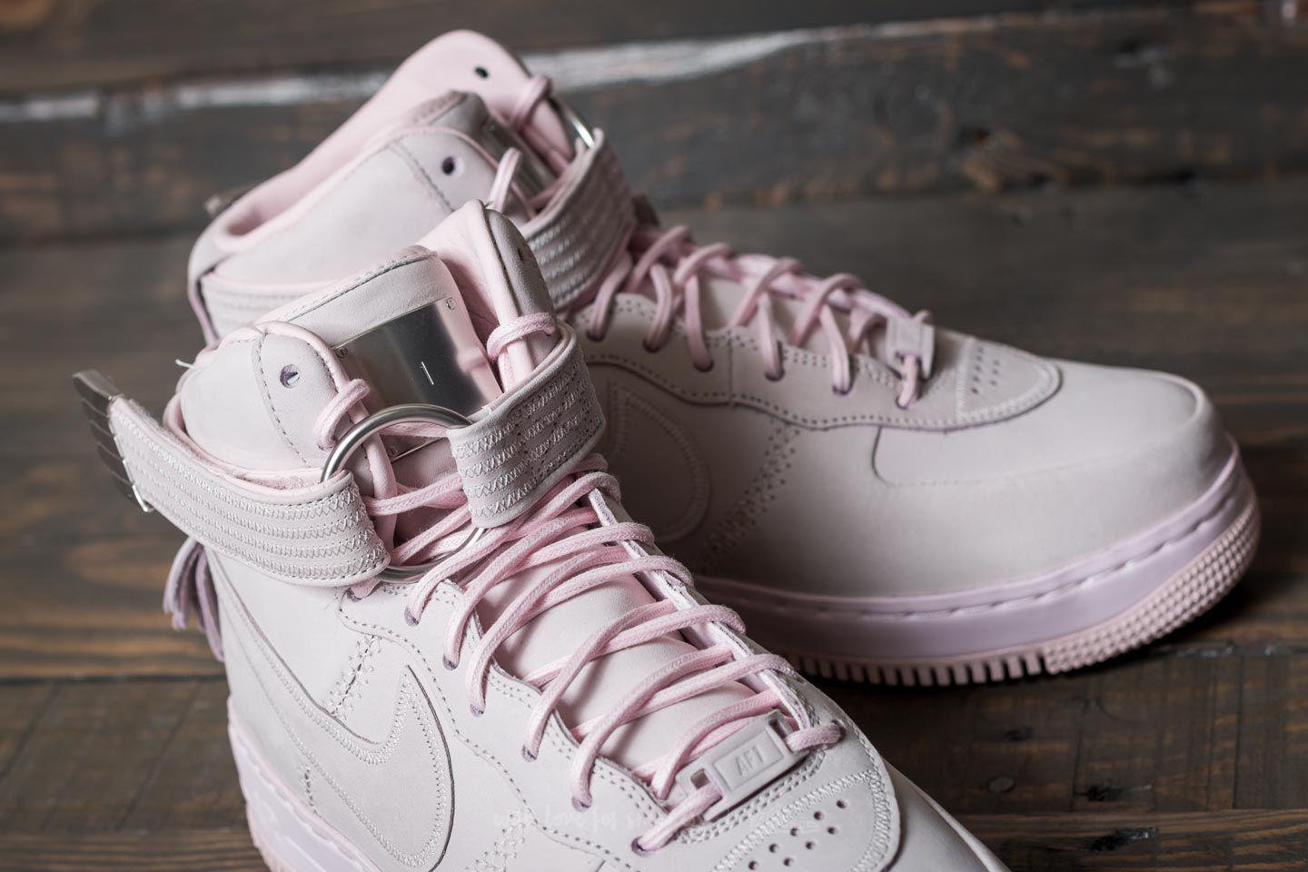 pink nike air force 1 high top