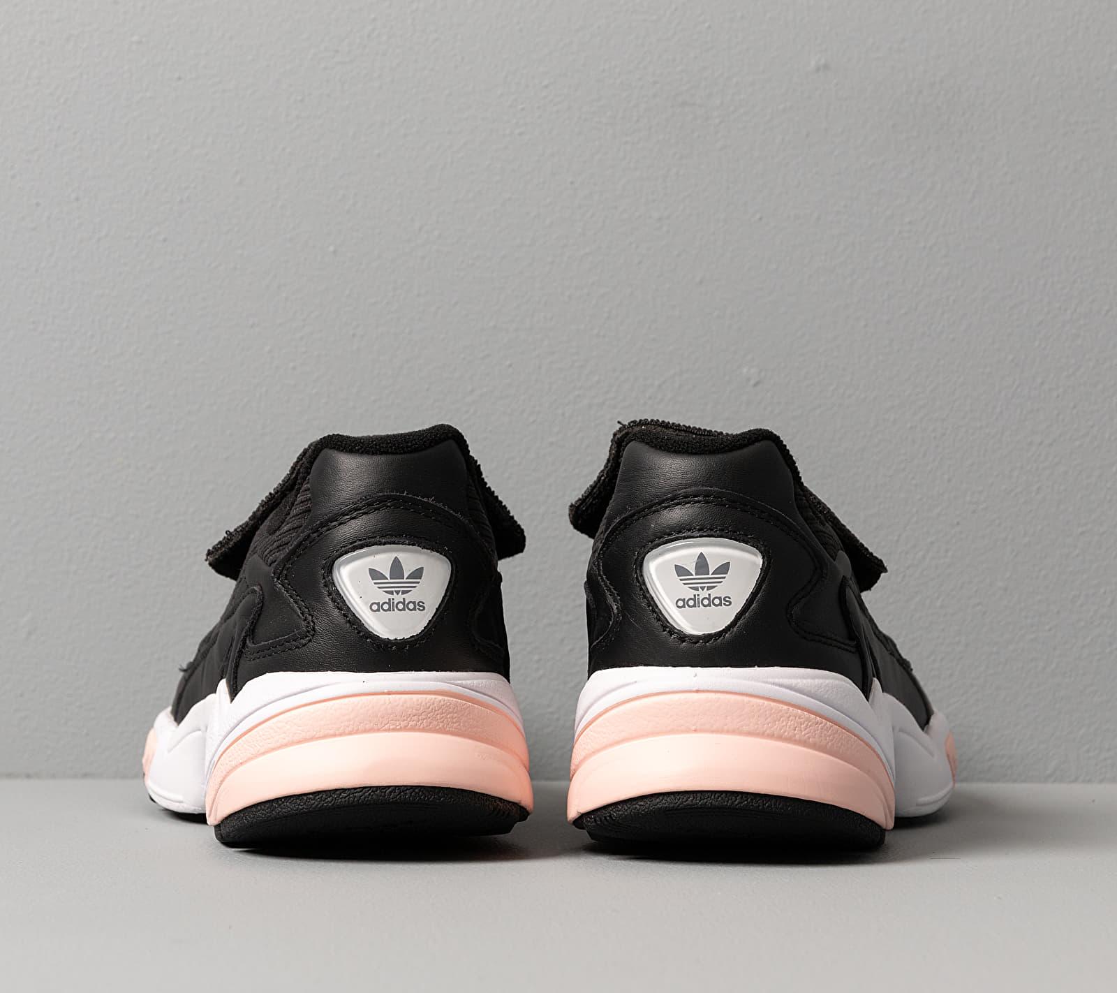 adidas falcon black and white