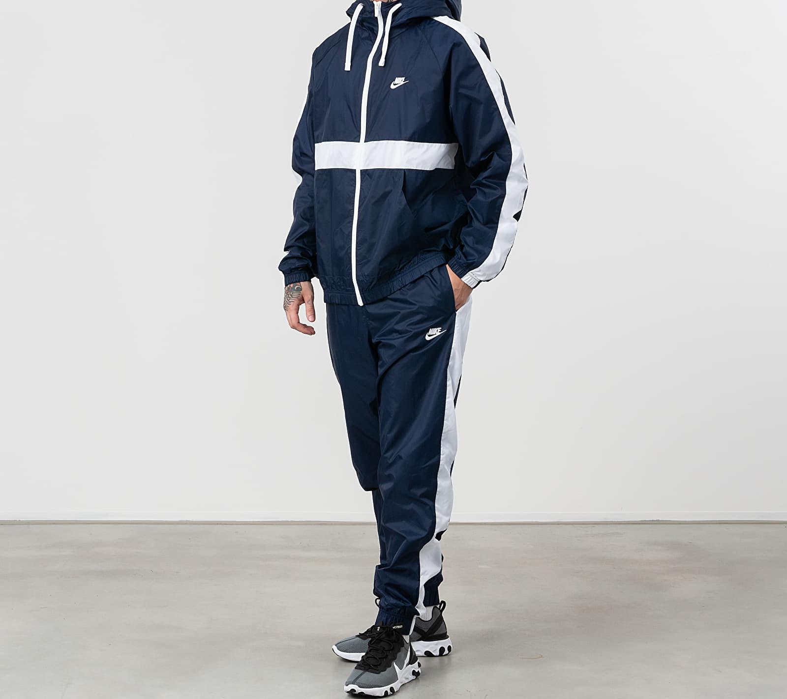 Deformation sweet taste explosion Nike Sportswear Ce Woven Track Suit Midnight Navy/ White/ Midnight Navy/  White in Blue for Men | Lyst