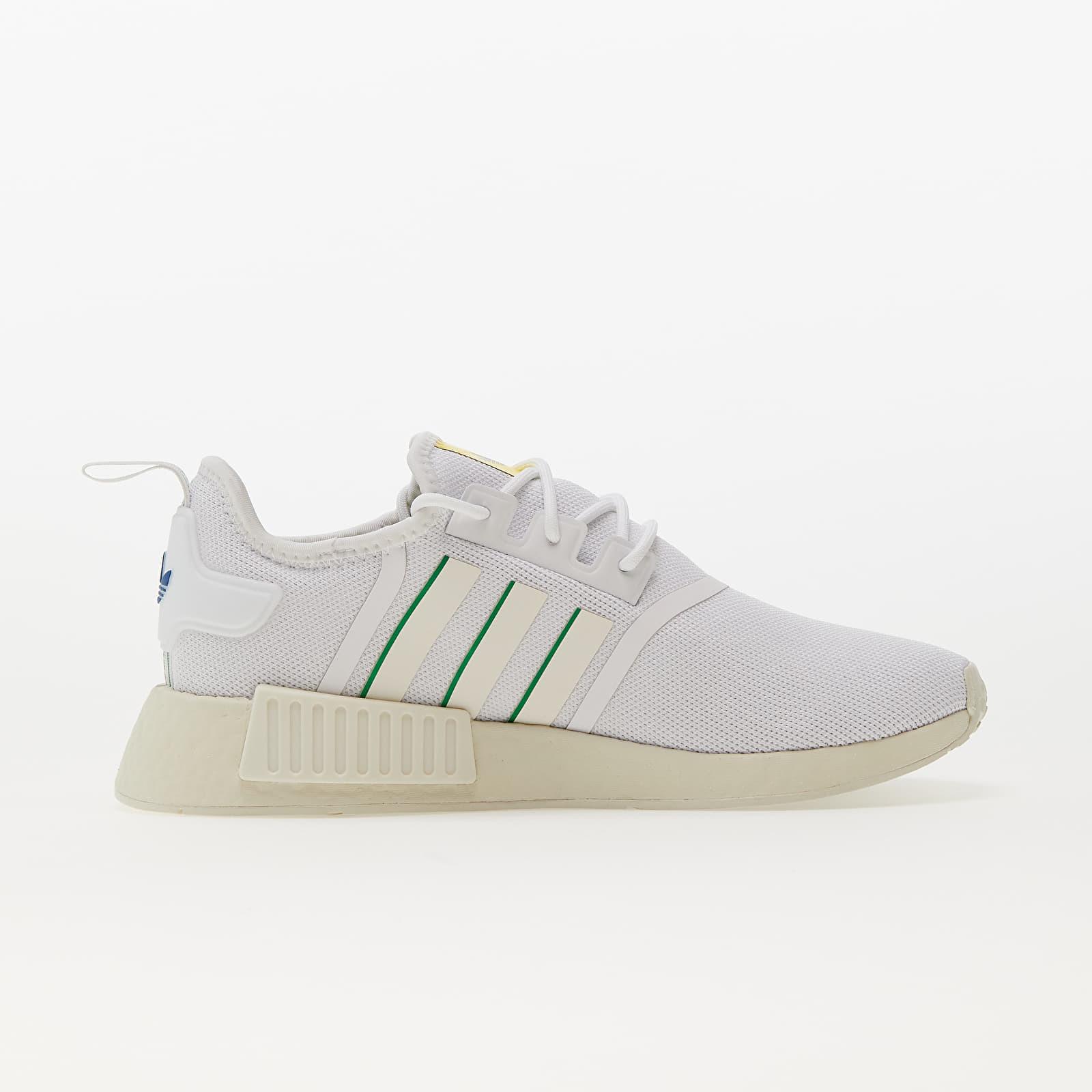 adidas Originals Adidas Nmd_r1 Ftw White/ Off White/ Green for Men | Lyst