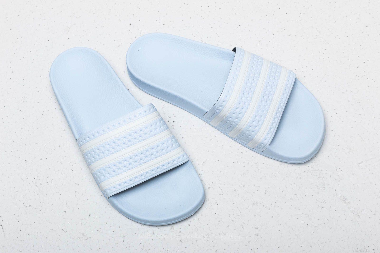 Adidas Adilette Aero Blue/ Ftw White 