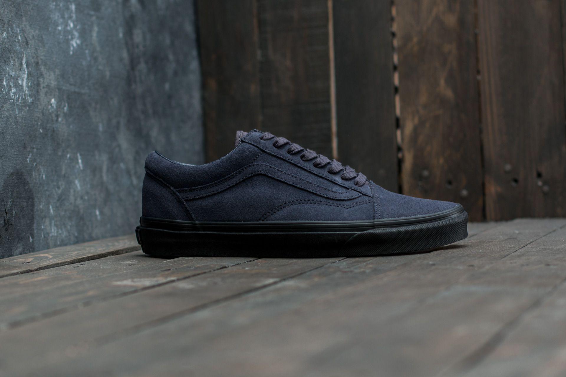 black suede vans old skool