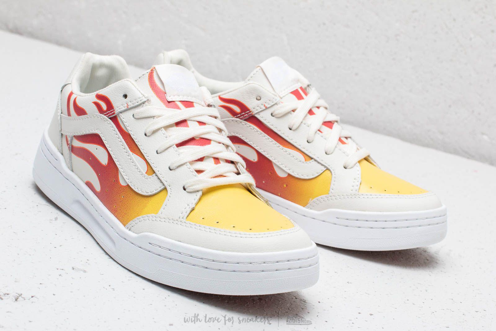 vans highland flame white