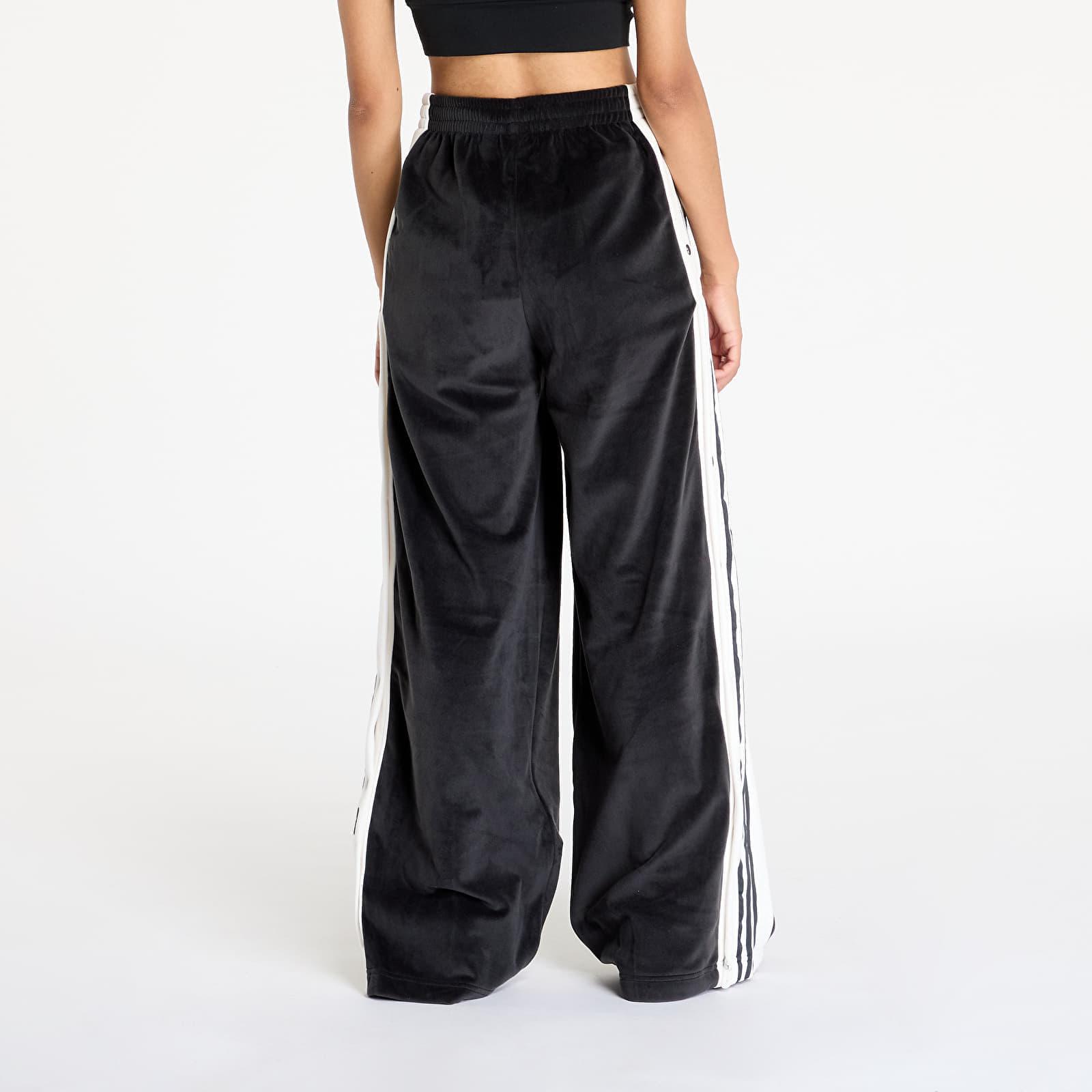 adidas Originals Velour Adibreak Track Jogger Pants in Black