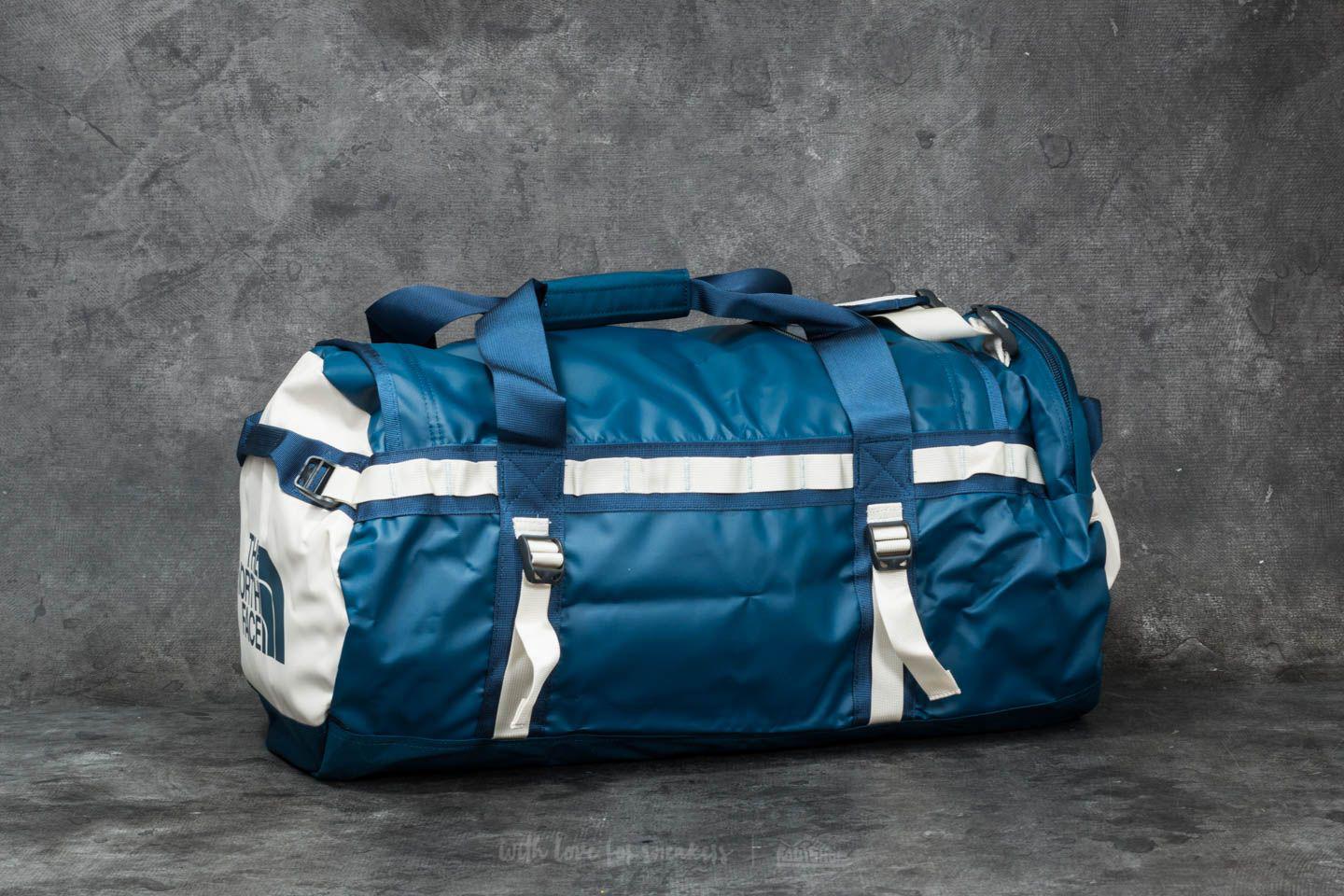 Footshop Synthetic The North Face Base Camp Medium Duffel Blue Wing Teal Vintage White For Men Lyst