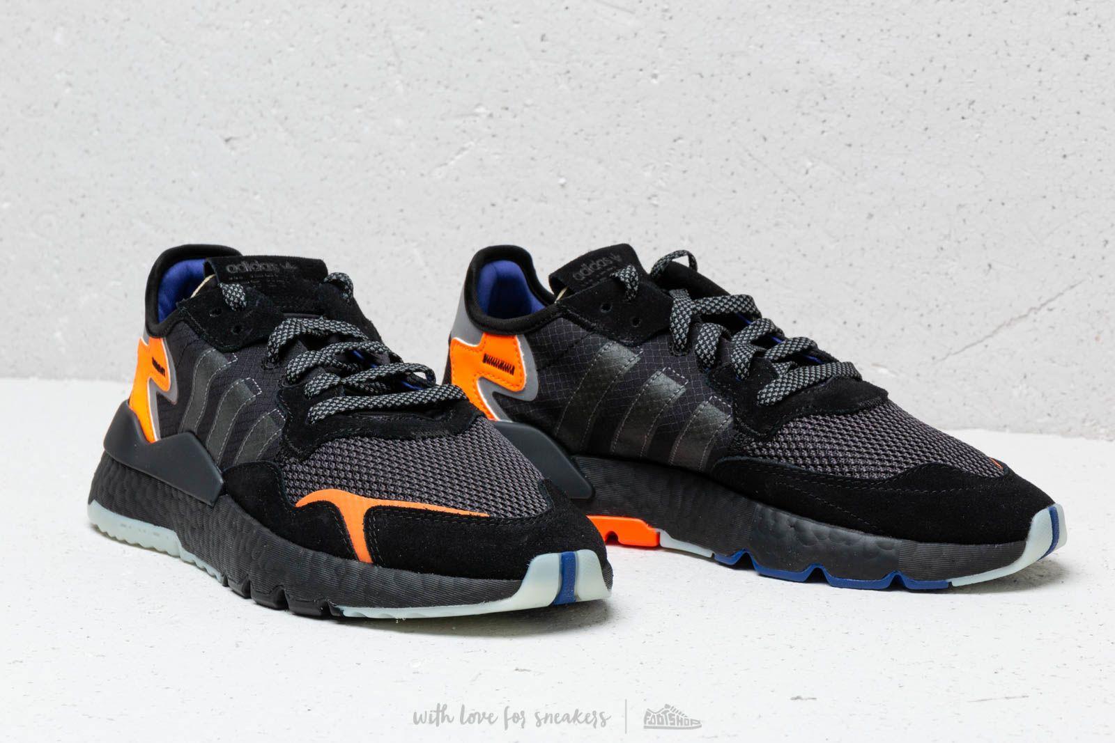 Adidas Originals Rubber Adidas Nite Jogger Core Black Carbon