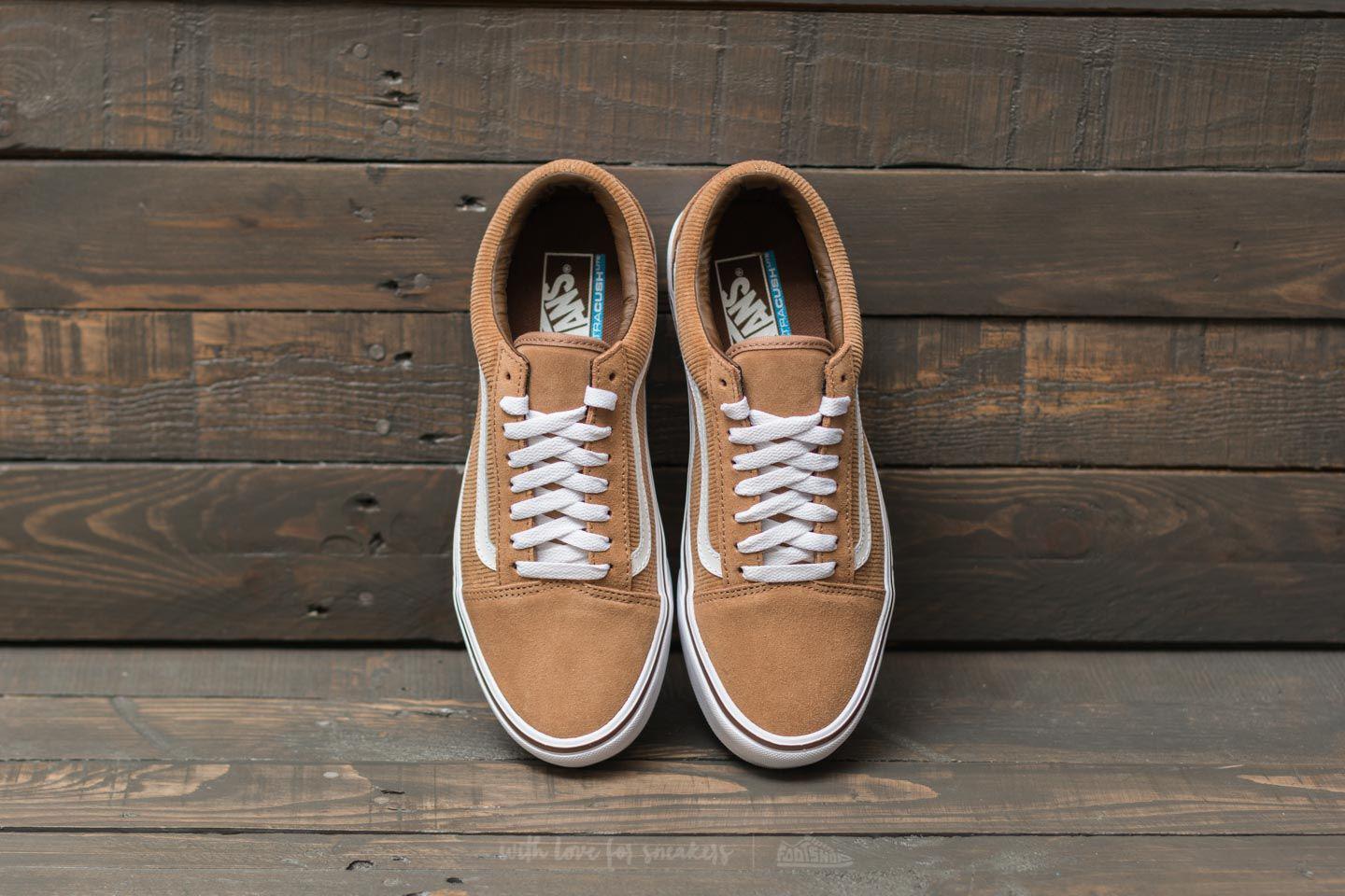 vans old skool tigers eye true white