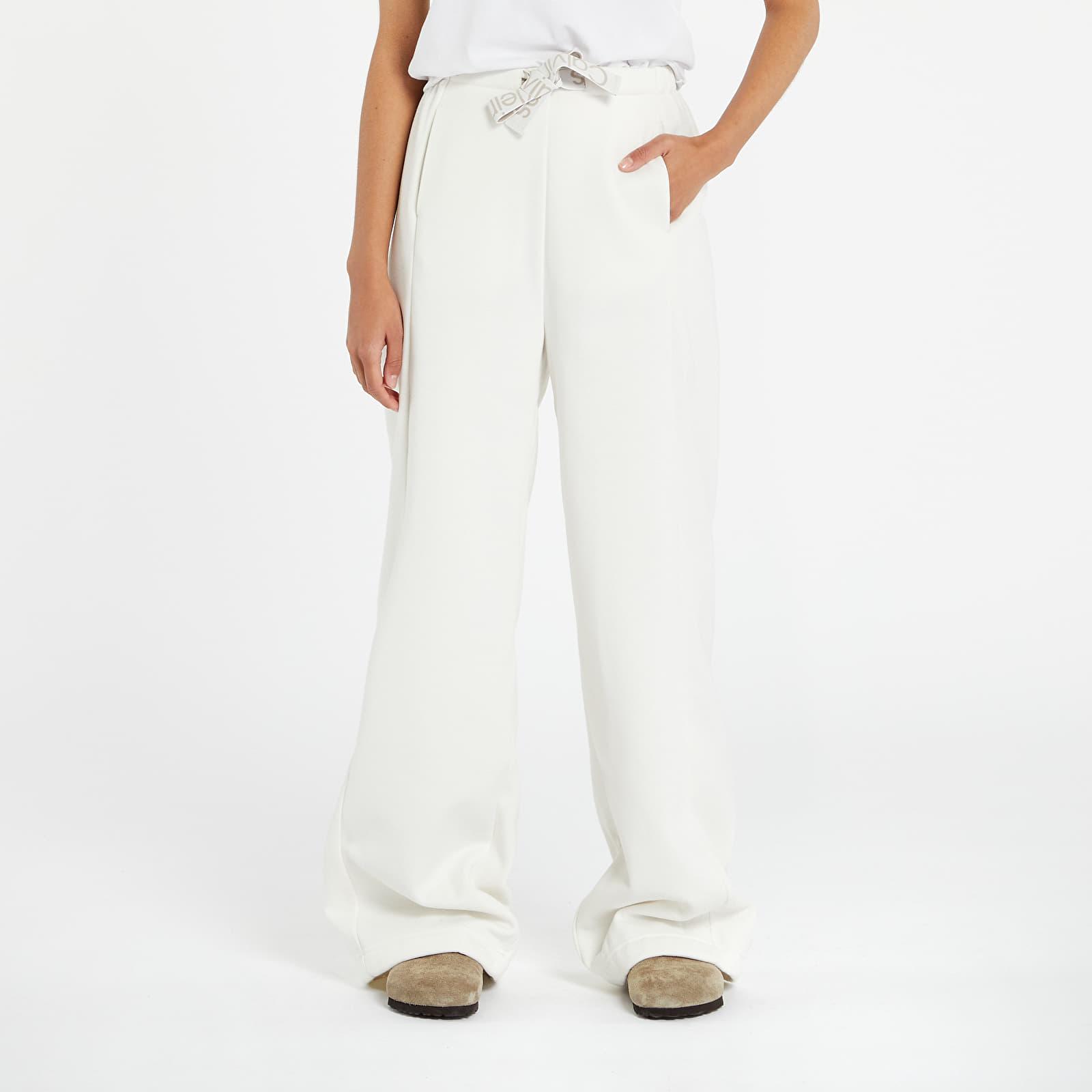 Calvin Klein Jeans Tape Wide Leg jogger Pants in White | Lyst