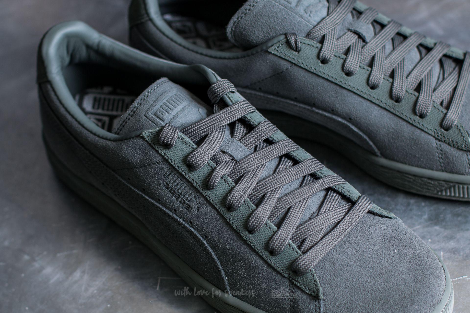 puma suede agave green
