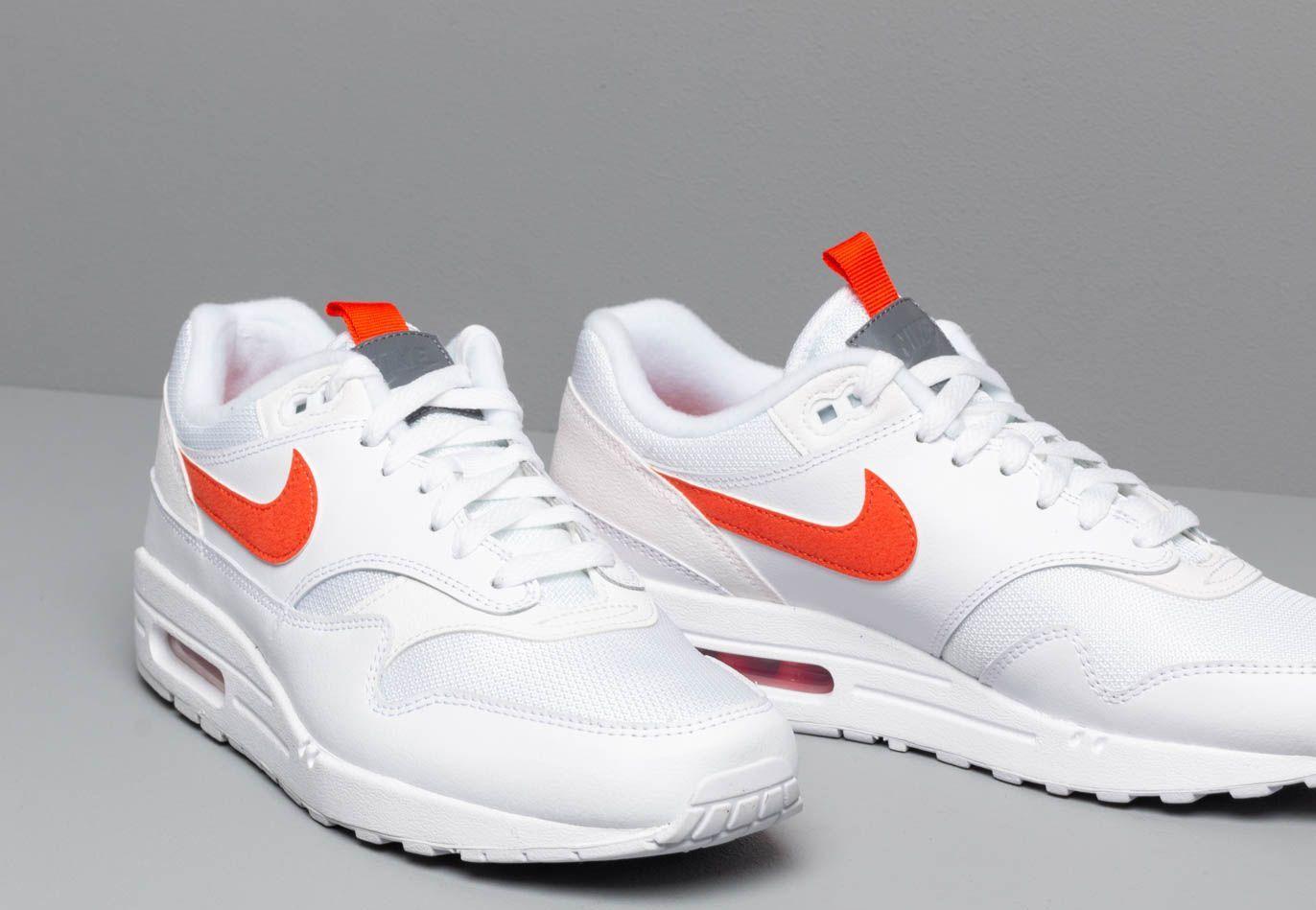 Nike Air Max 1 Se White/ Team Orange for Men - Lyst