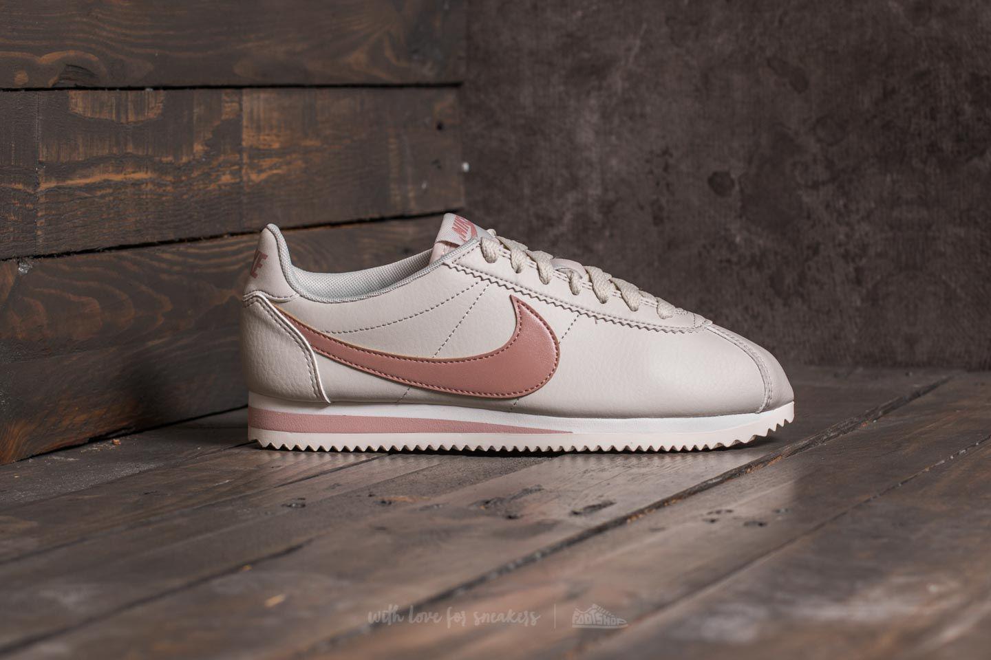 nike cortez pink leather
