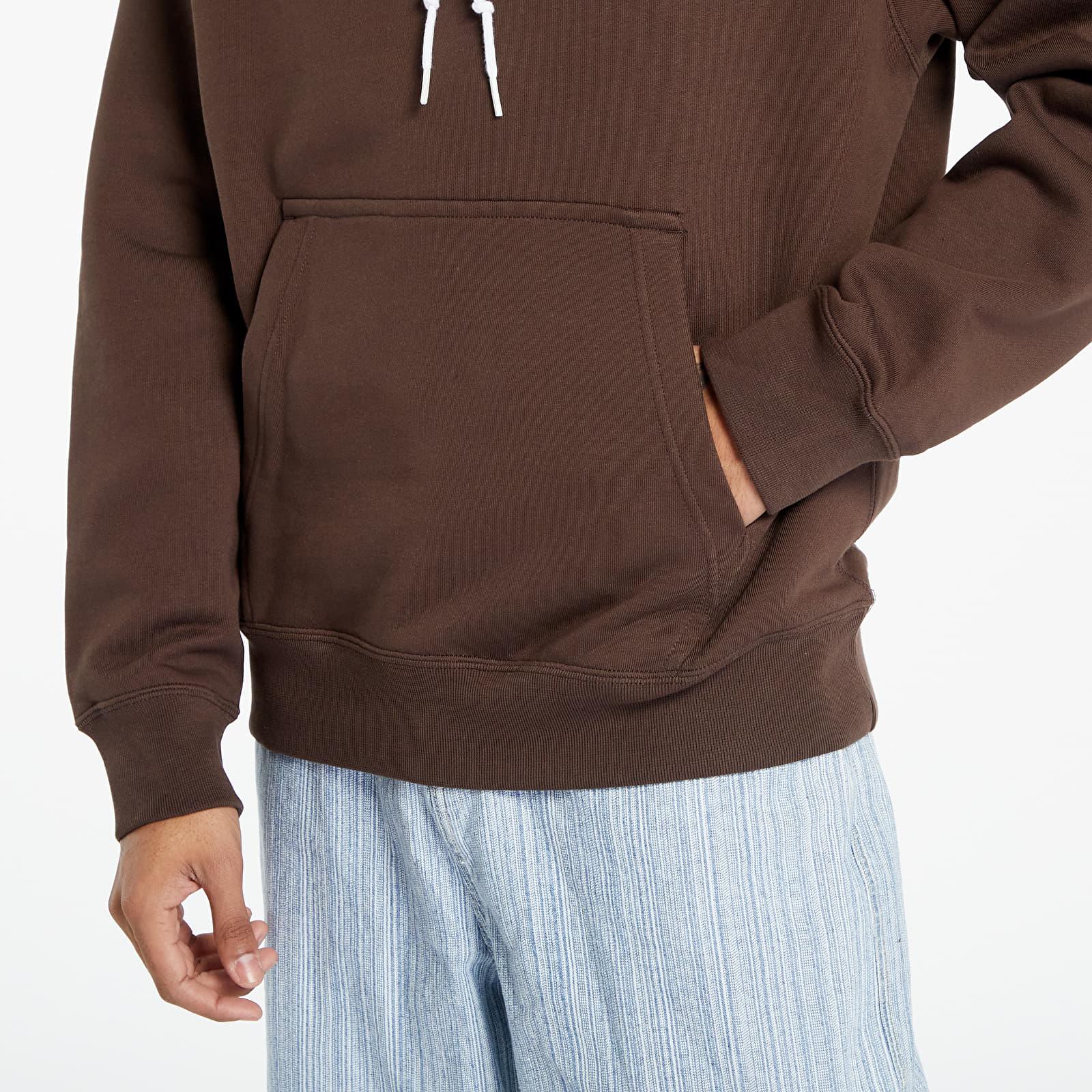 Sweatshirt solo swoosh fleece pullover hoodie baroque brown