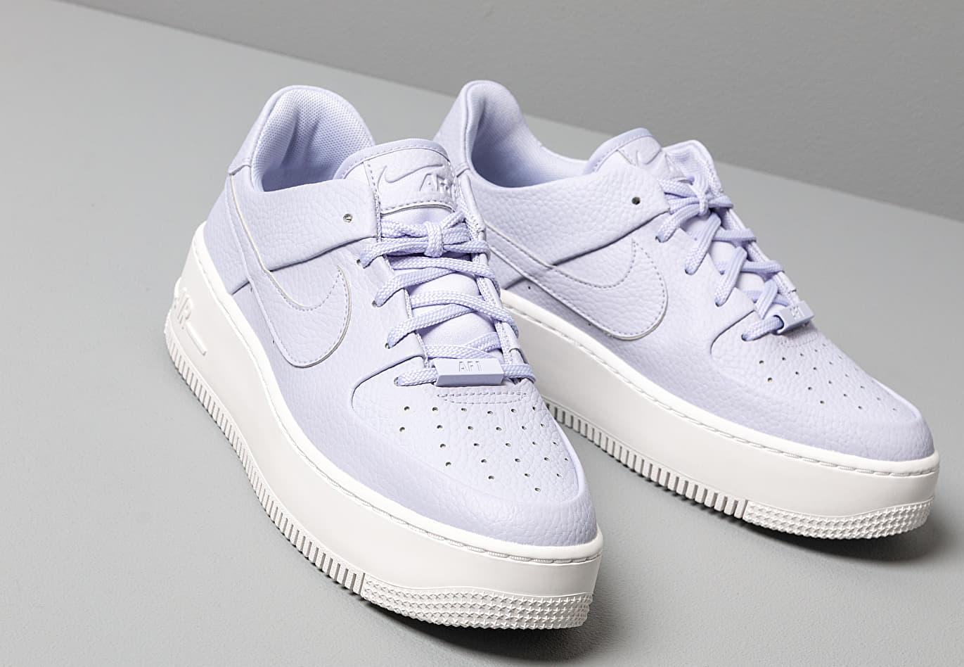 nike air force 1 purple and white