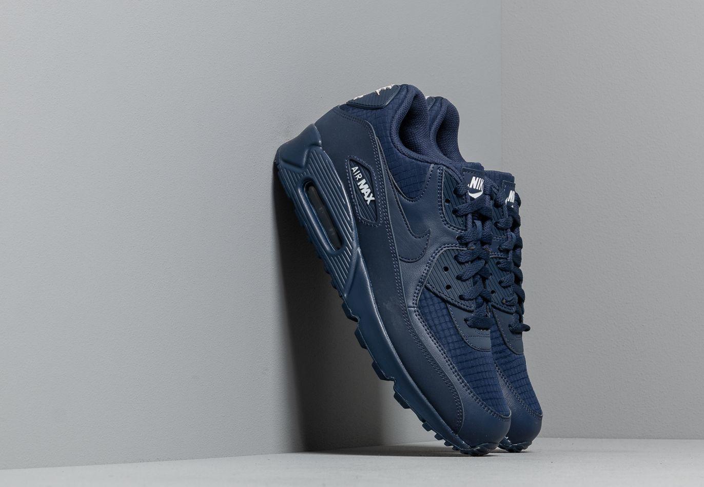 Nike Air Max 90 Essential Midnight Navy/ White in Blue for Men - Lyst