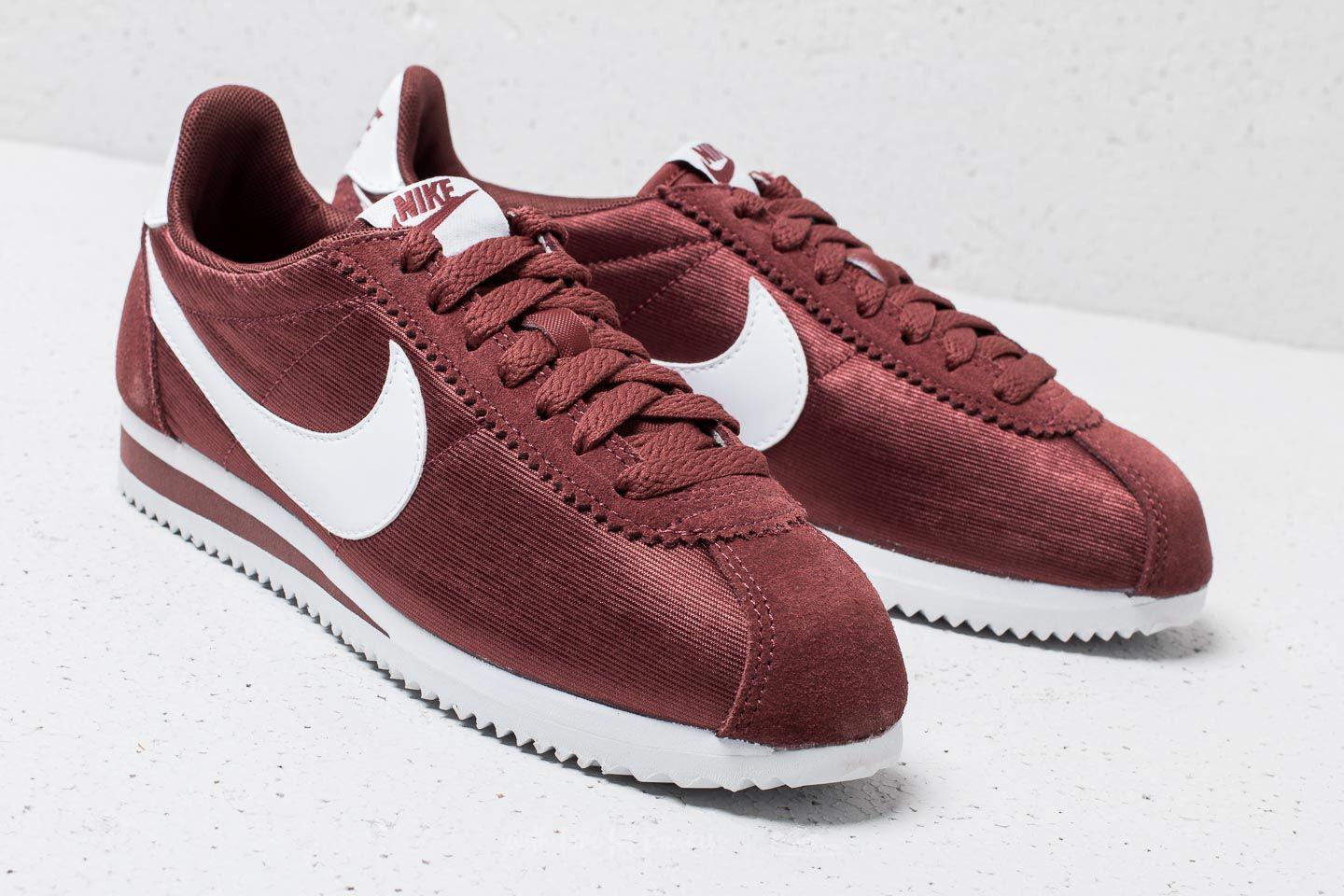 nike cortez nylon red white