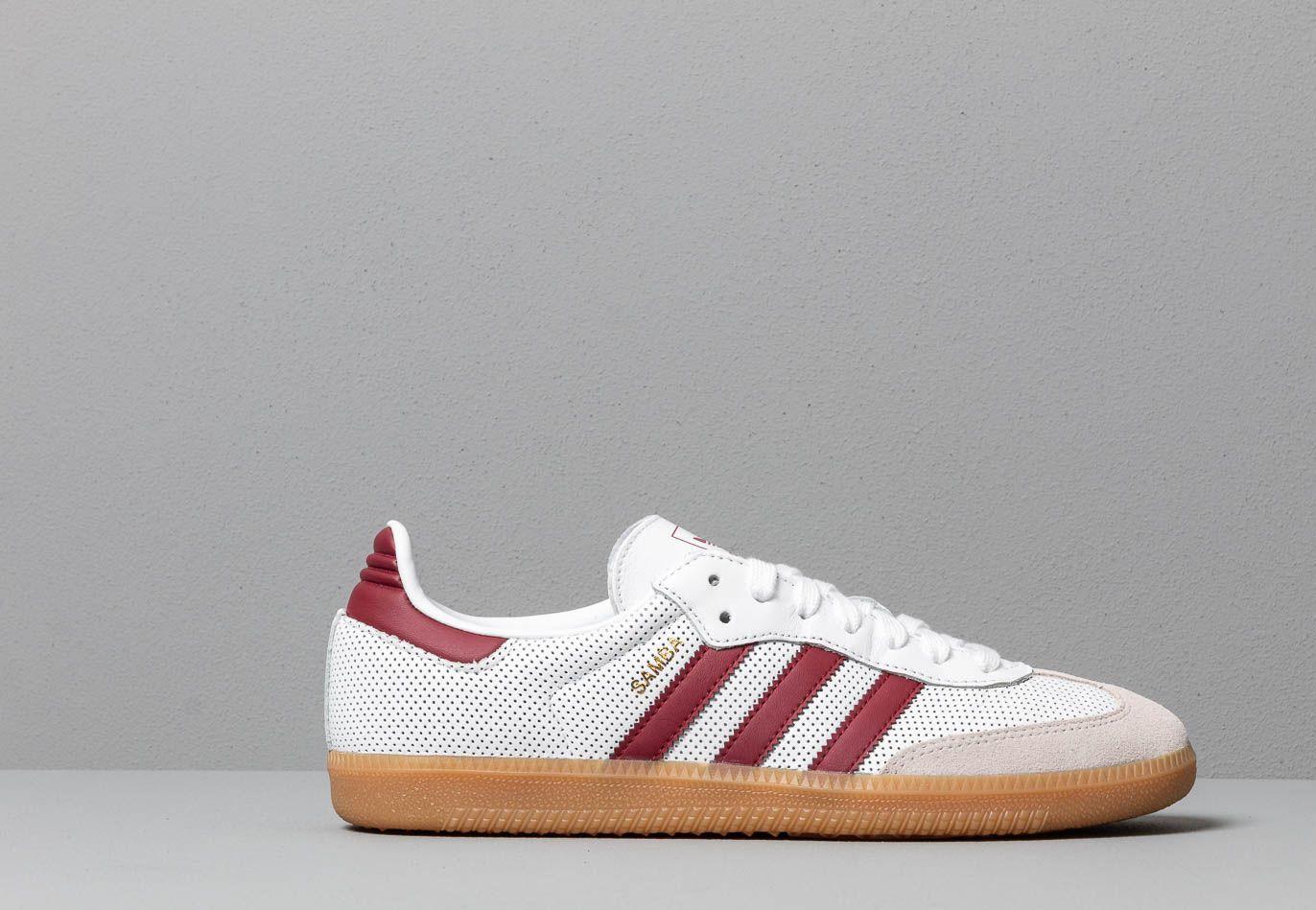 adidas samba og burgundy