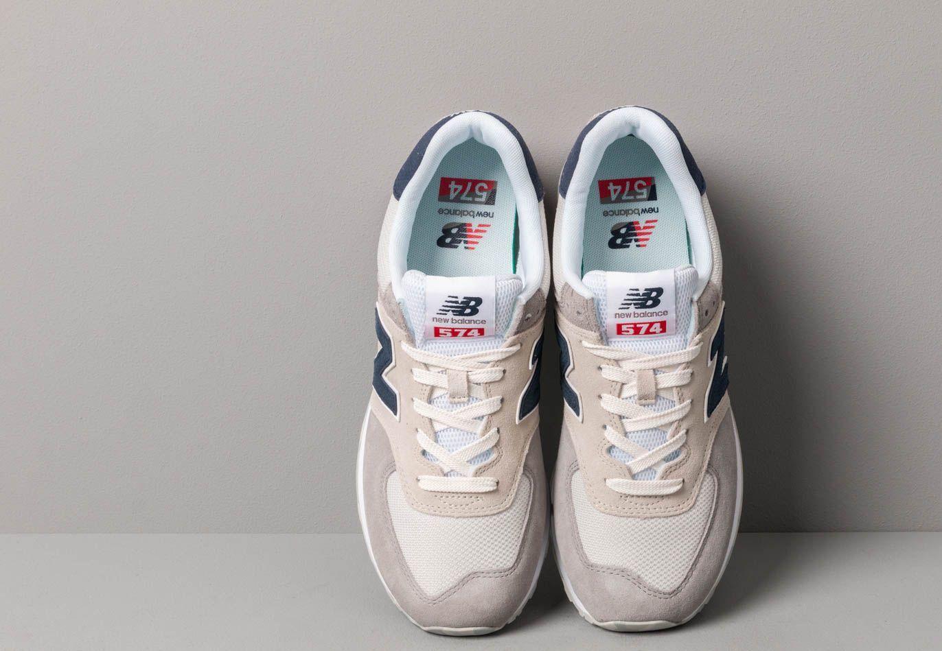New Balance 574 Grey/ Blue/ Red in Gray for Men | Lyst