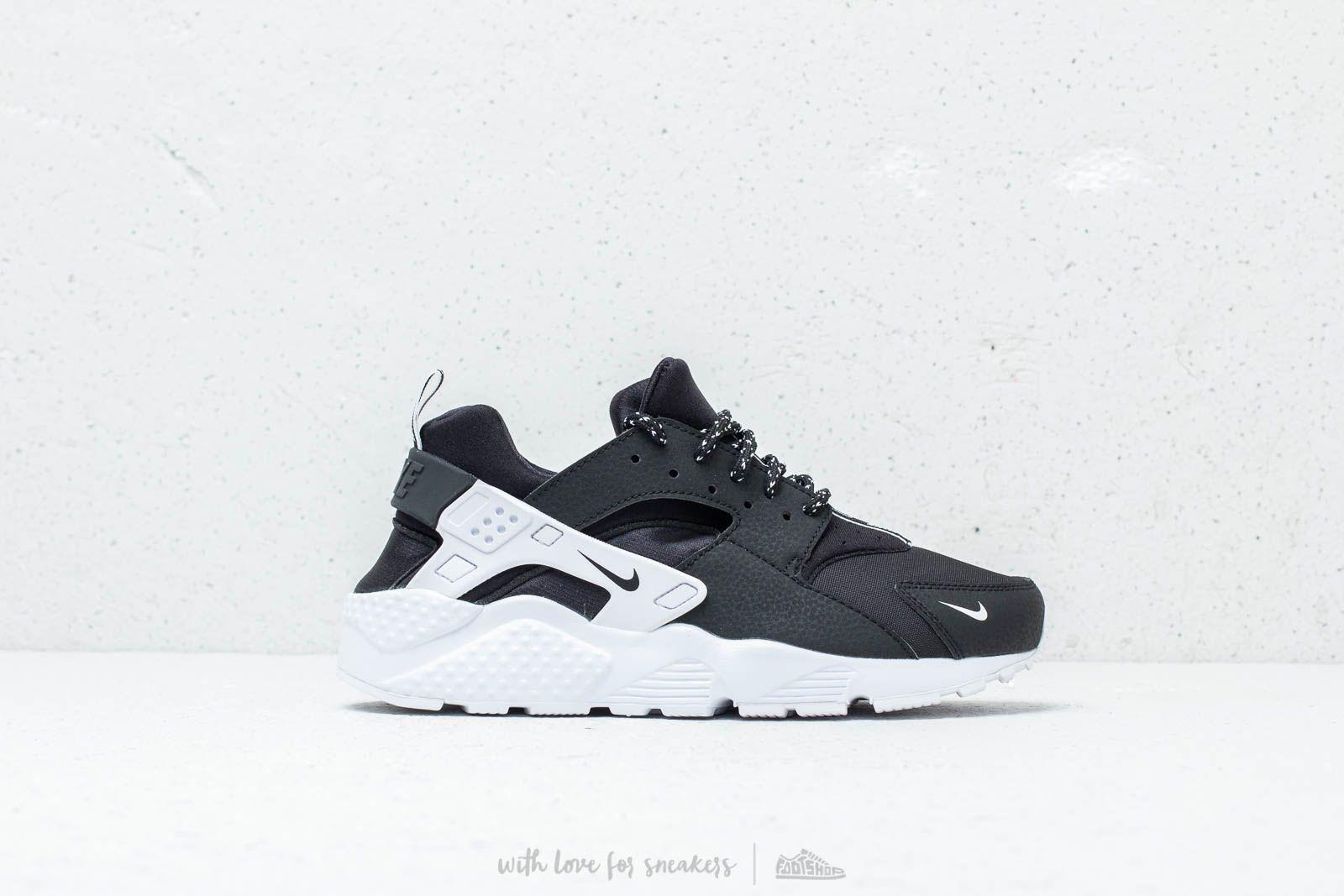 Nike Neoprene Huarache Run Se (gs) Black/ Black-white | Lyst