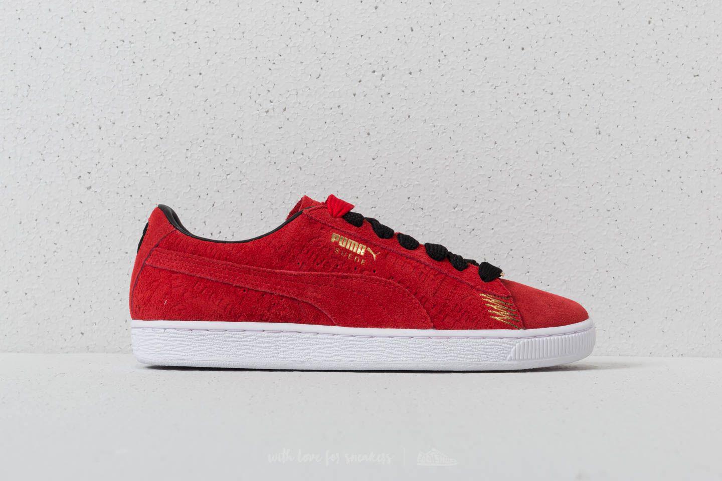 puma suede classic ice red scarlet