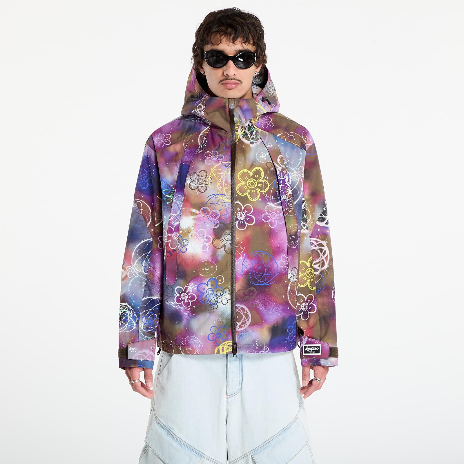 KENZO Jacket X Futura 2000 Short Windbreaker in Purple for Men | Lyst