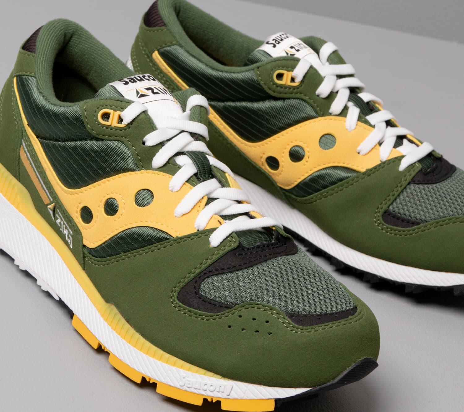 saucony azura green yellow