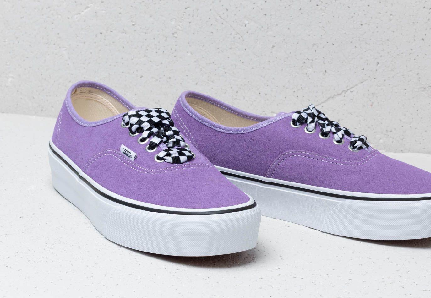 vans platform purple