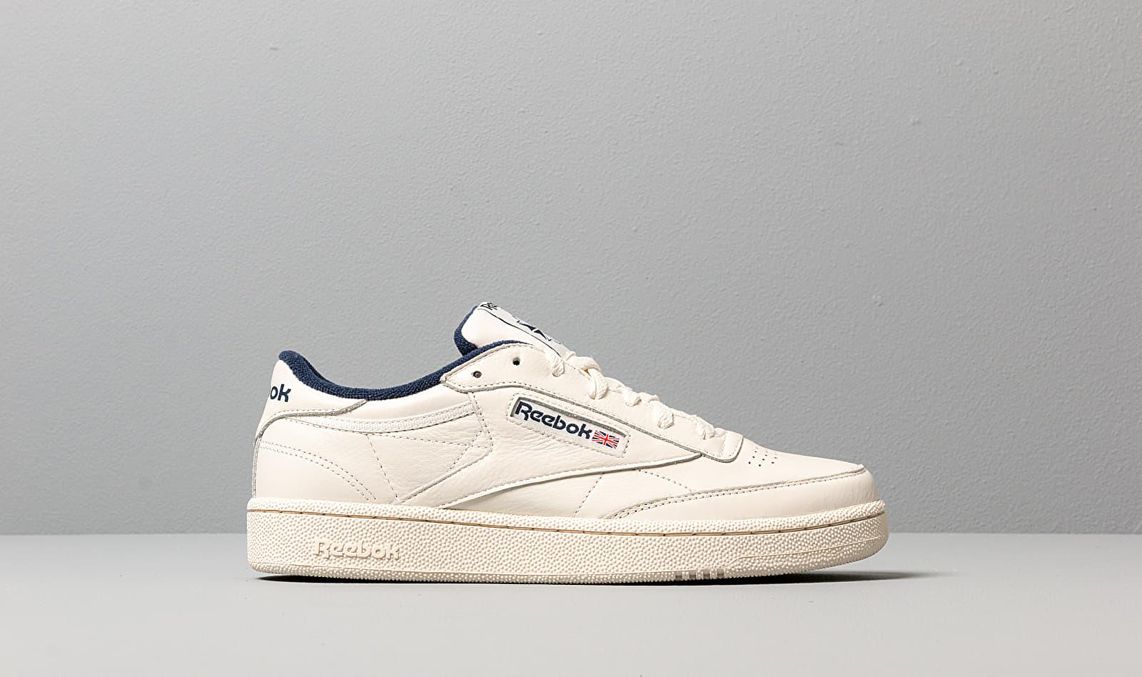 reebok club c 85 mu chalk navy green red