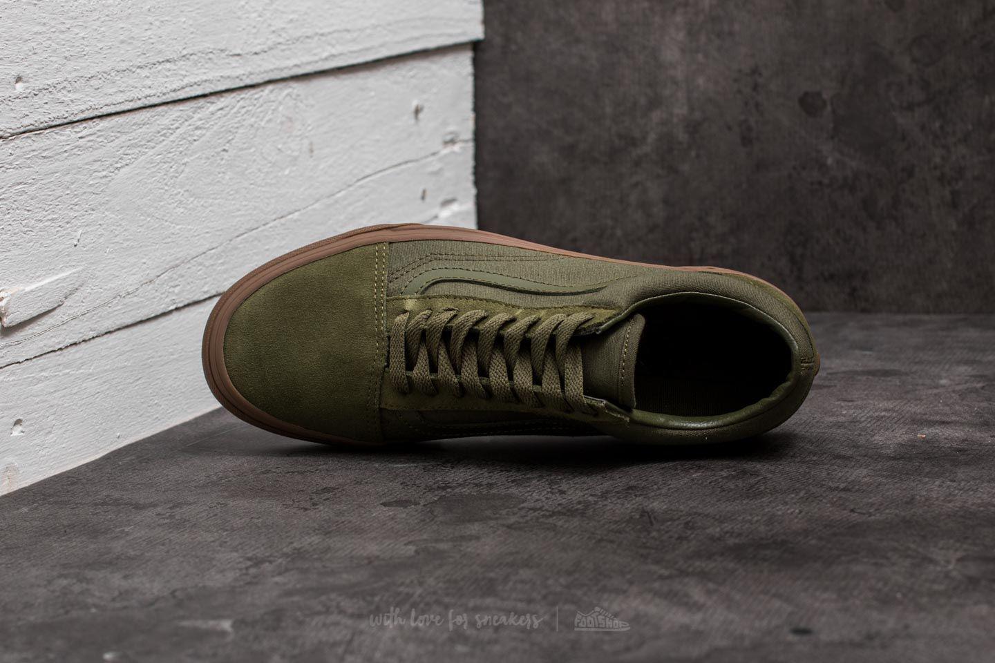winter moss green vans