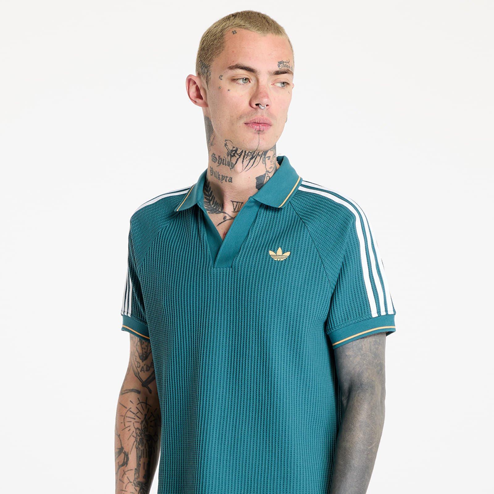 トップス adidas WAFFLE SHORT SLEEVE POLO SHIRT XL トップス adidas WAFFLE SHORT SLEEVE POLO SHIRT XL adidas