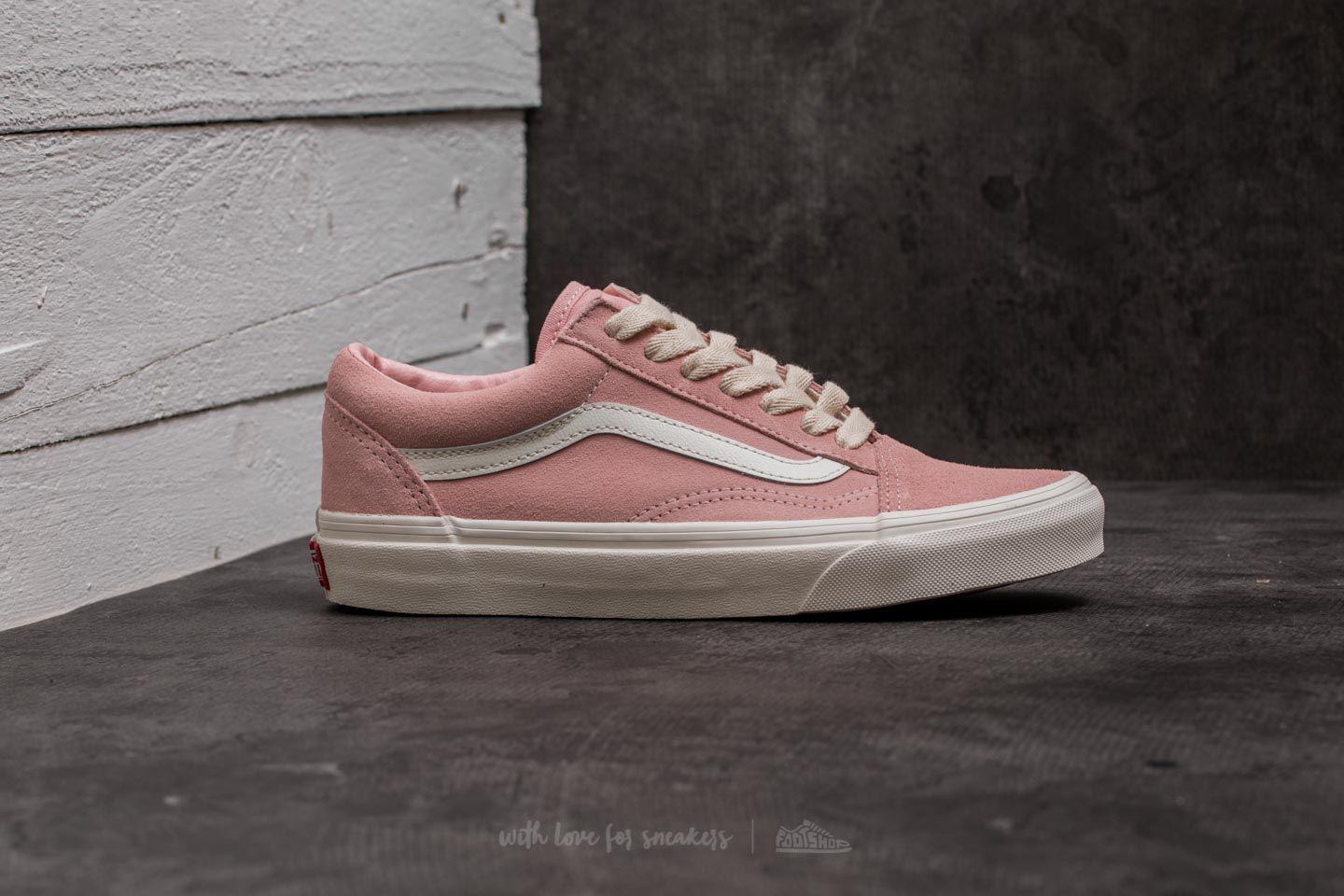 vans herringbone pink