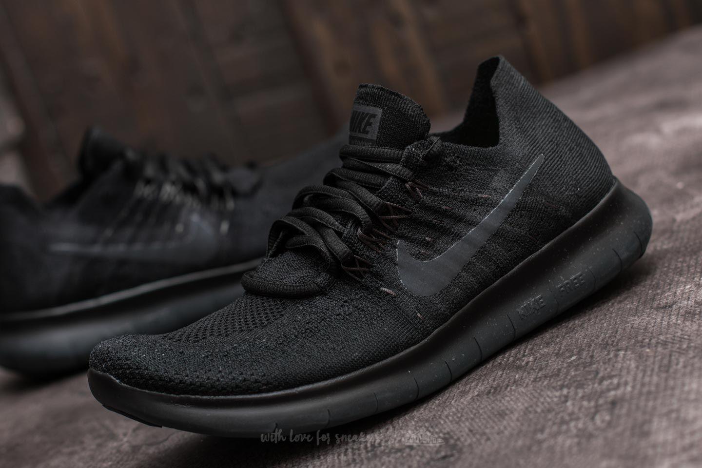 nike free run black anthracite