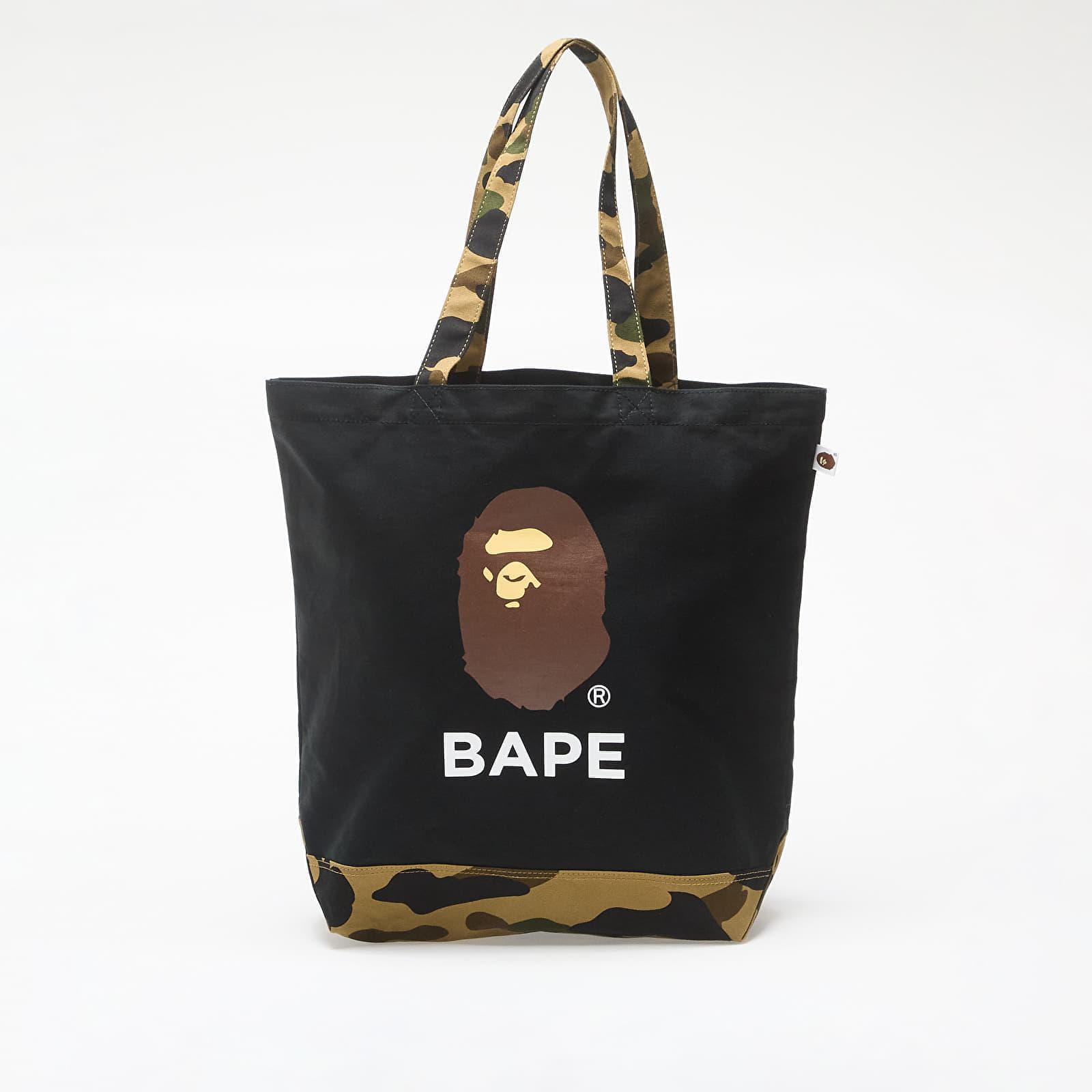 A Bathing Ape Bag 1St Camo Ape Head Tote Bag in Black Lyst