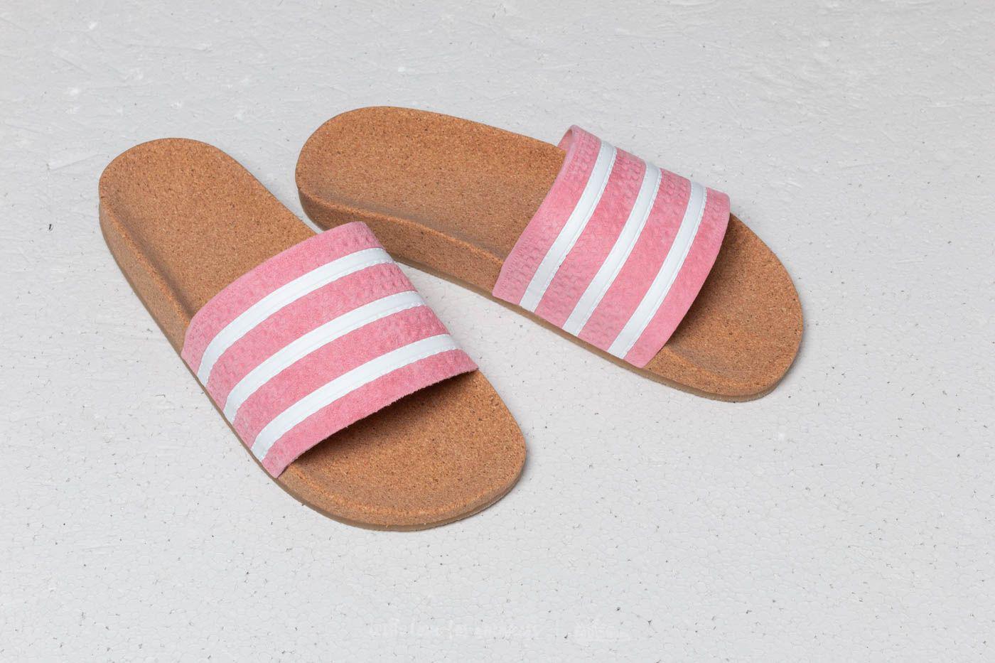 adilette cork pink