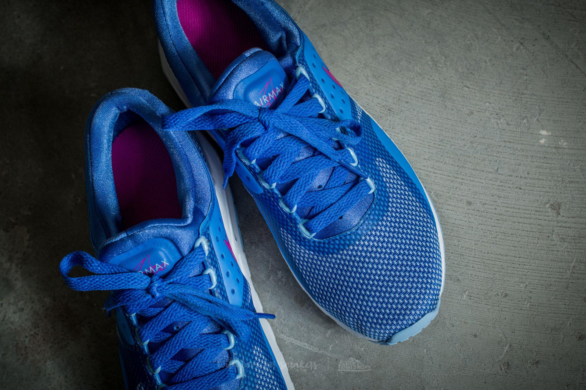 Nike Air Max Zero Essential (gs) Comet Blue Fire Pink white Nike Air Max Zero Essential (gs) Comet Blue Fire Pink white