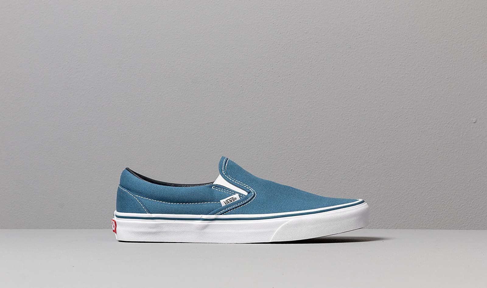 navy blue slip on vans