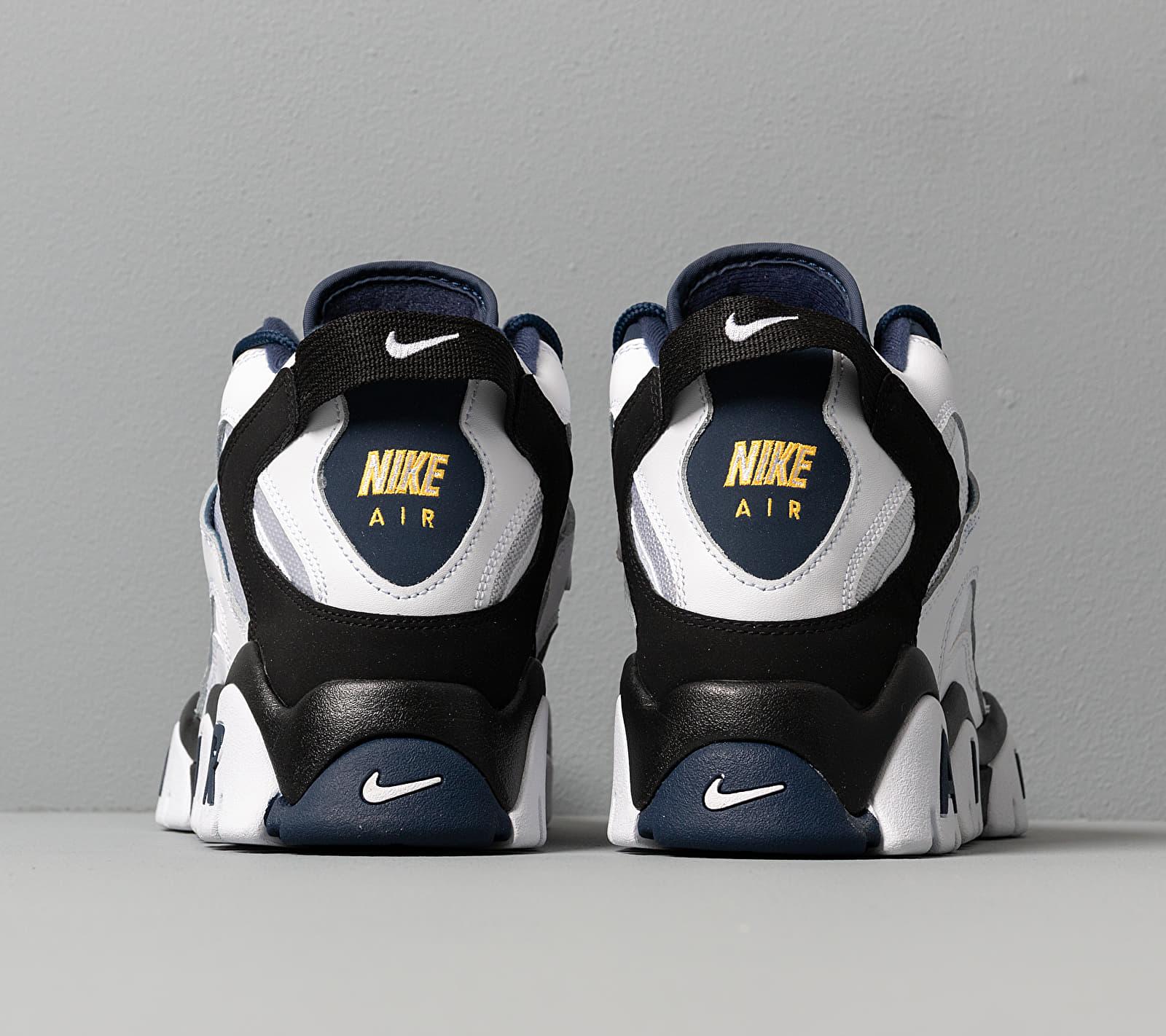 Nike Air Barrage Mid White/ Midnight Navy-black-laser Orange