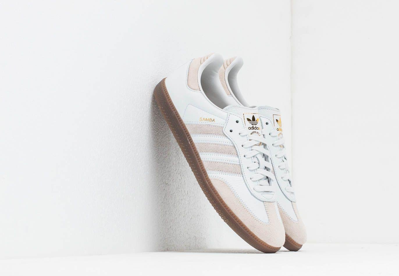 adidas Originals Adidas Samba Og Ft Crystal White/ Raw White/ Gold Metalic  for Men | Lyst